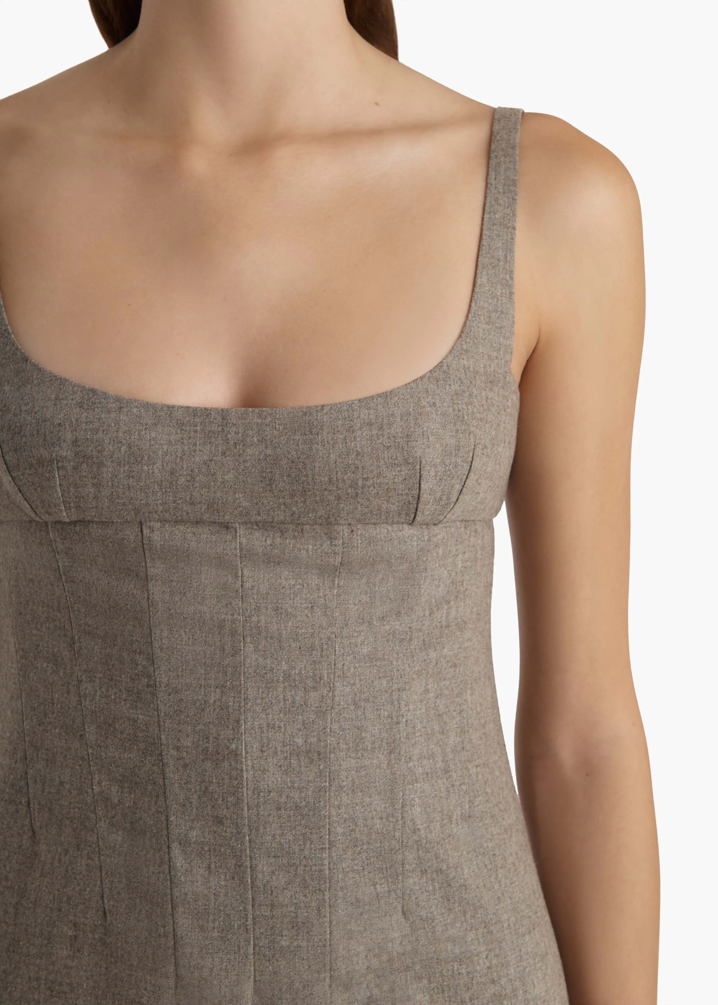 Lotte Dress in Sepia sold by KHAITE product image thumbnail 5