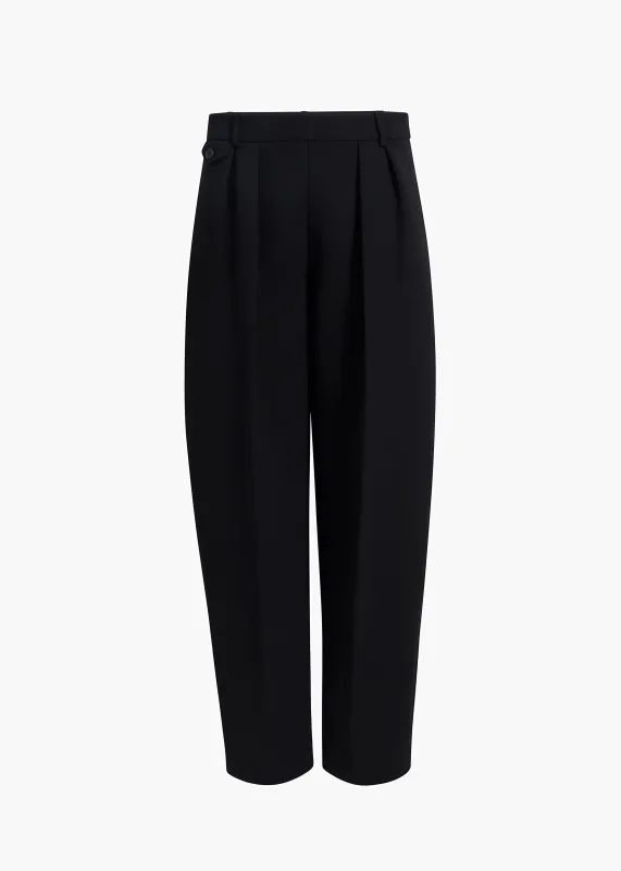 Dugan Pant in Black sold by KHAITE