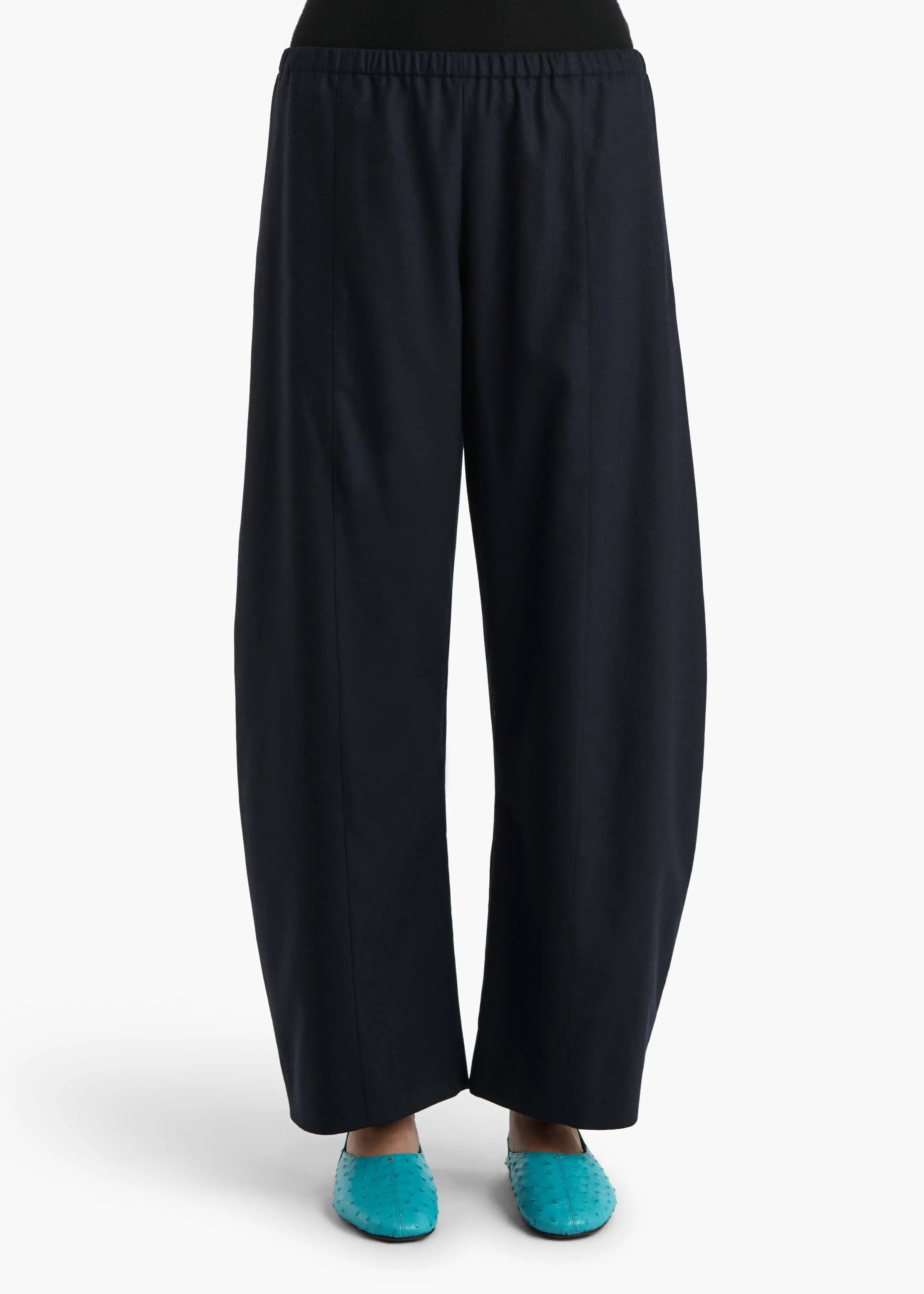 Clover Pant in Dark Navy sold by KHAITE product image thumbnail 3