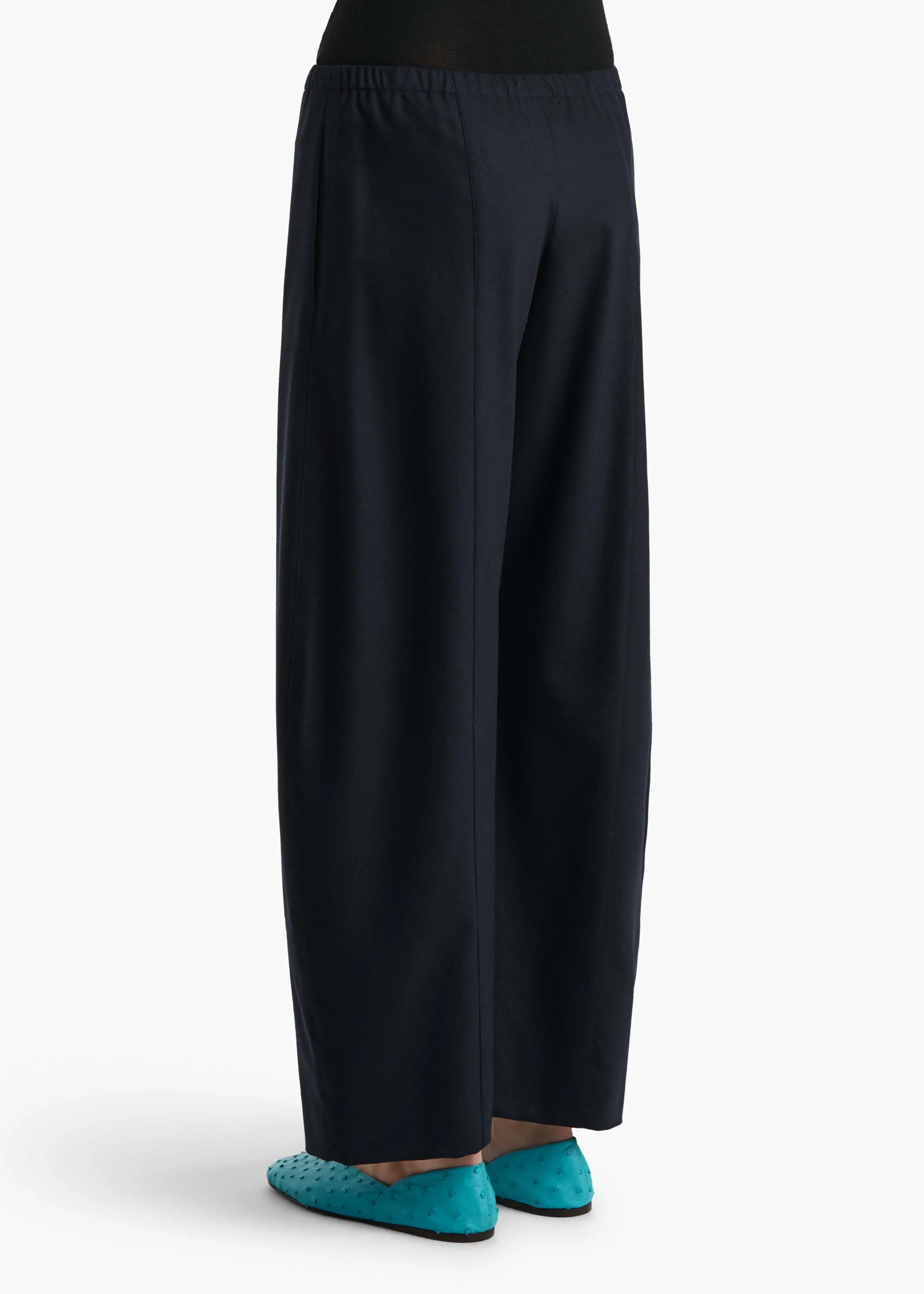 Clover Pant in Dark Navy sold by KHAITE product image thumbnail 4