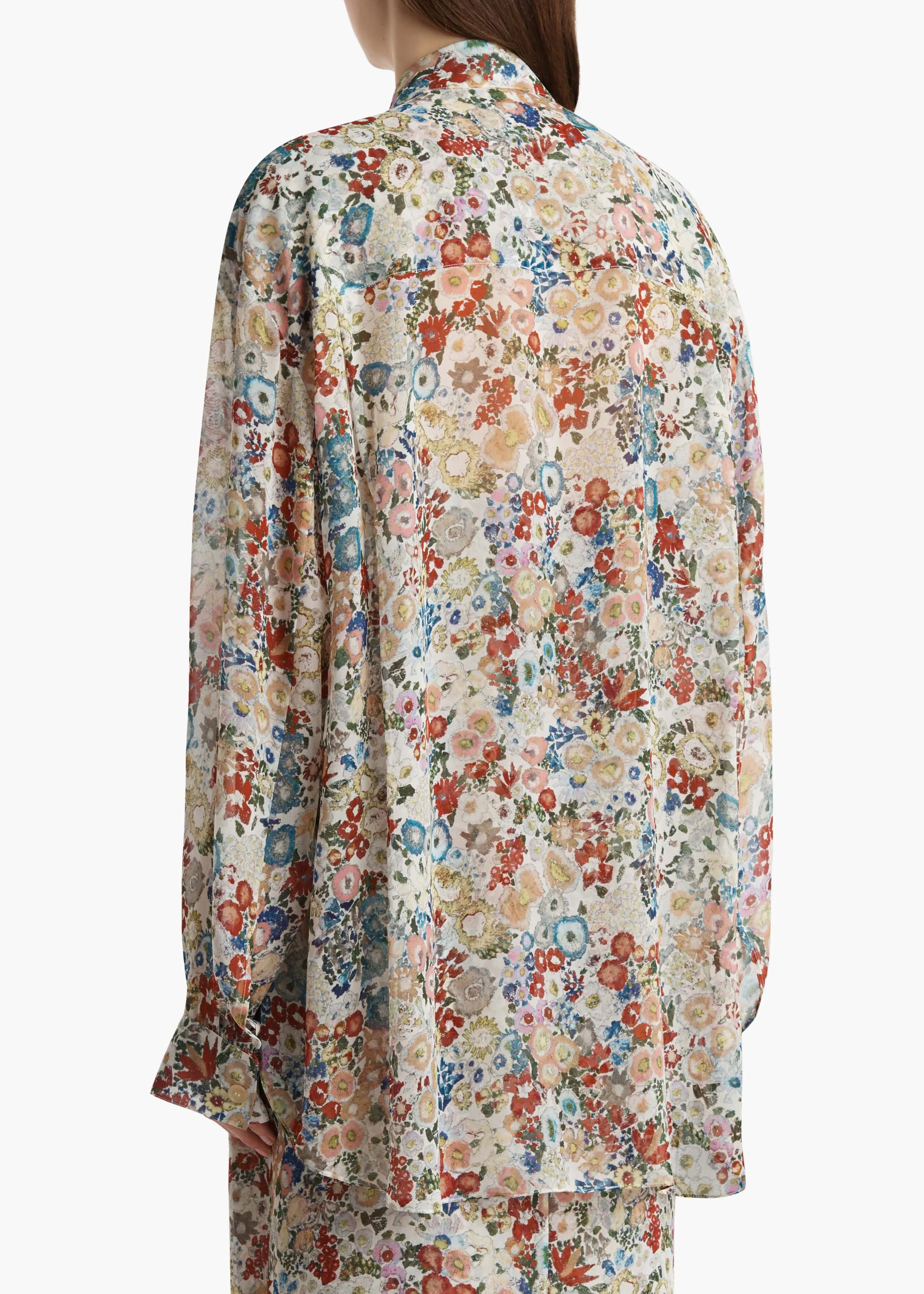 Goya Top in Cream Multi sold by KHAITE product image thumbnail 4