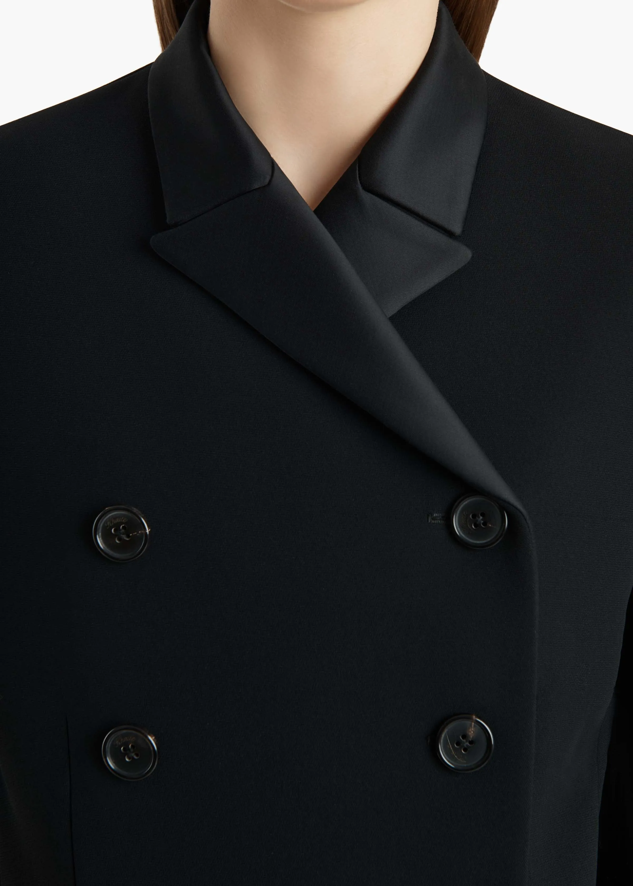 Sabel Jacket in Black sold by KHAITE product image thumbnail 5