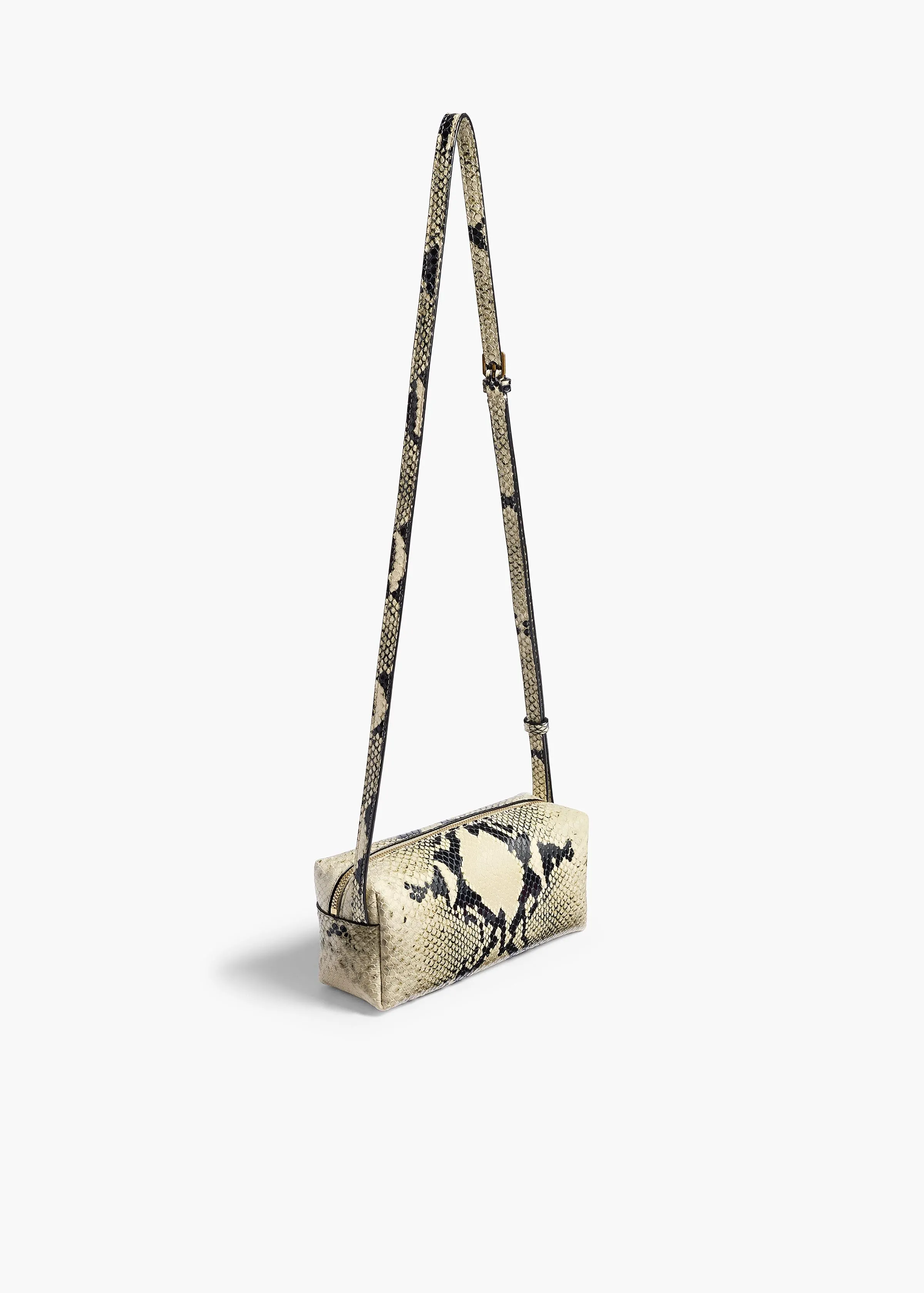 Mini Kye Crossbody Bag in Natural Python-Embossed Leather sold by KHAITE product image thumbnail 2