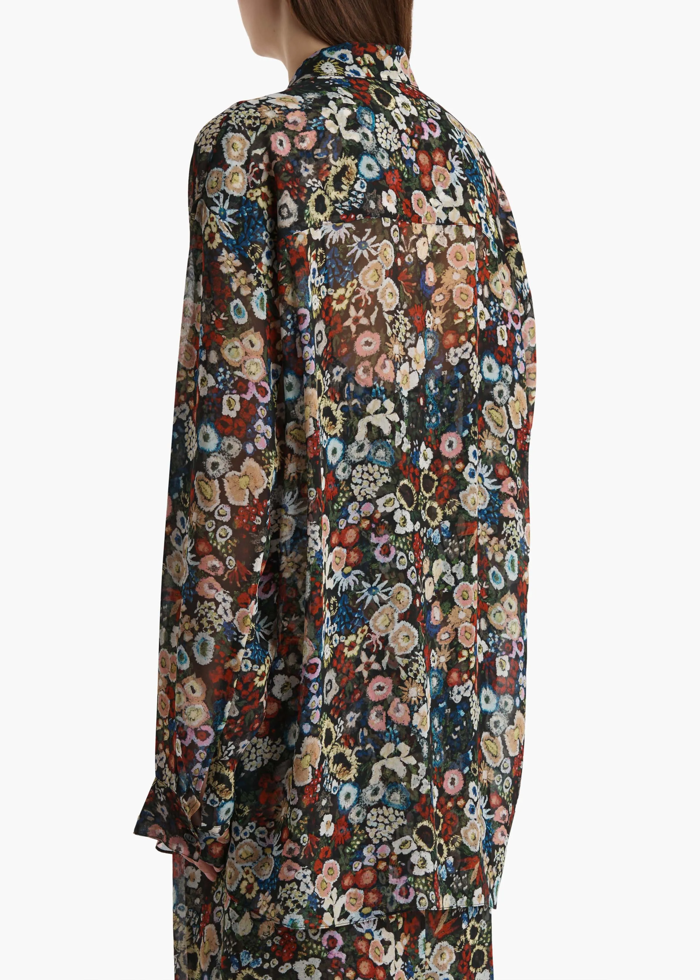 Goya Top in Black Multi sold by KHAITE product image thumbnail 4