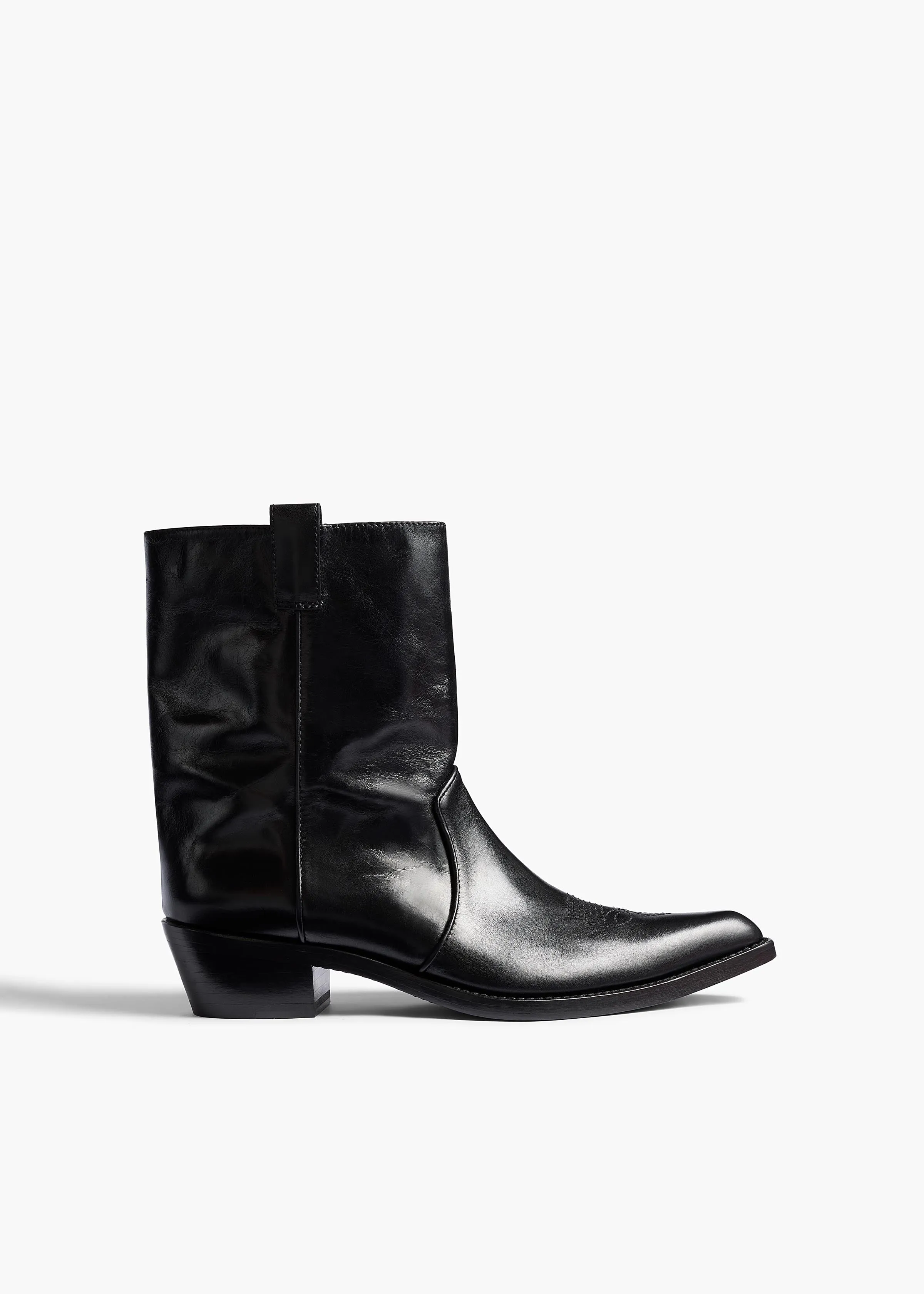 Clive Ankle Boot in Black Leather sold by KHAITE