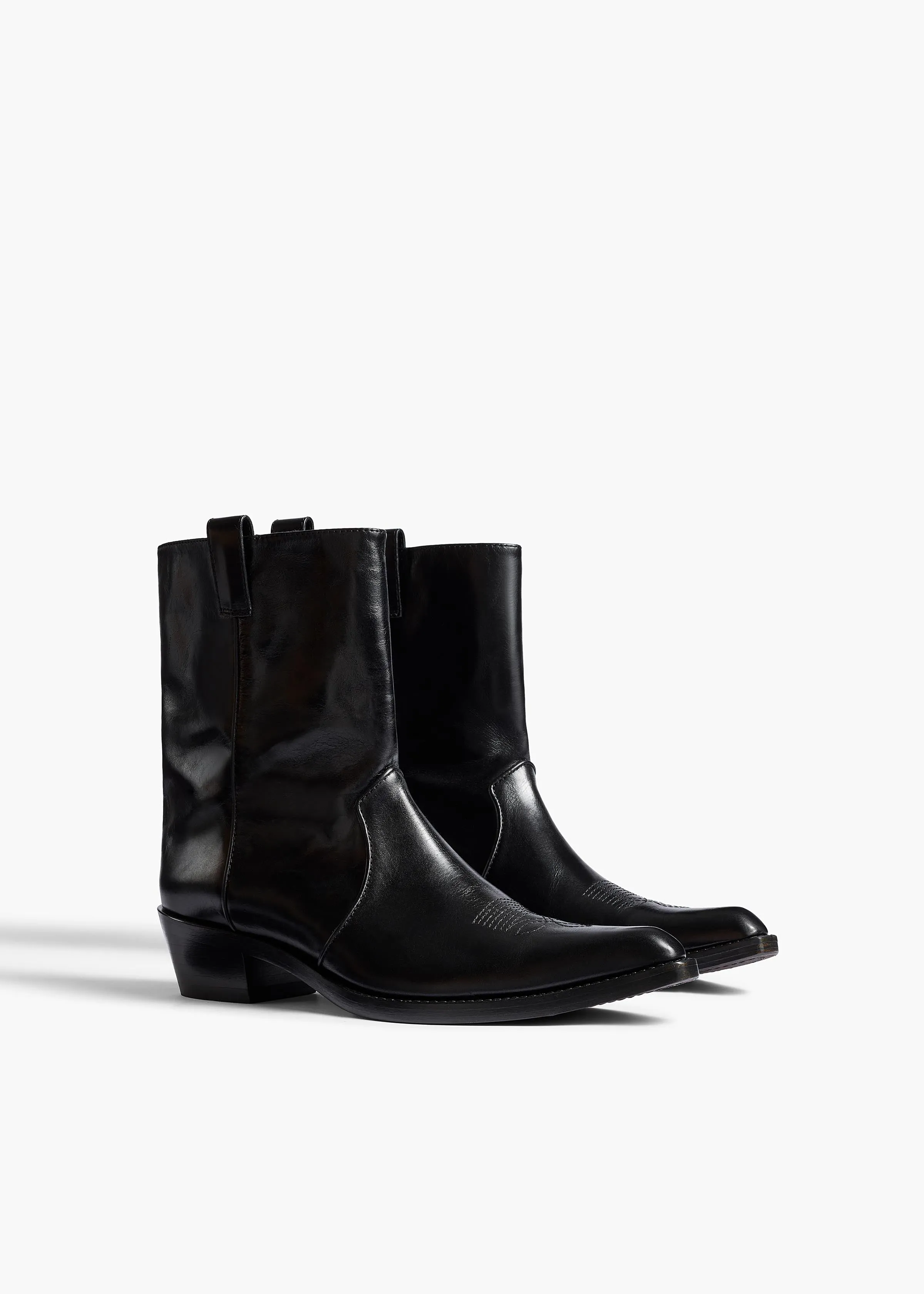 Clive Ankle Boot in Black Leather sold by KHAITE product image thumbnail 2