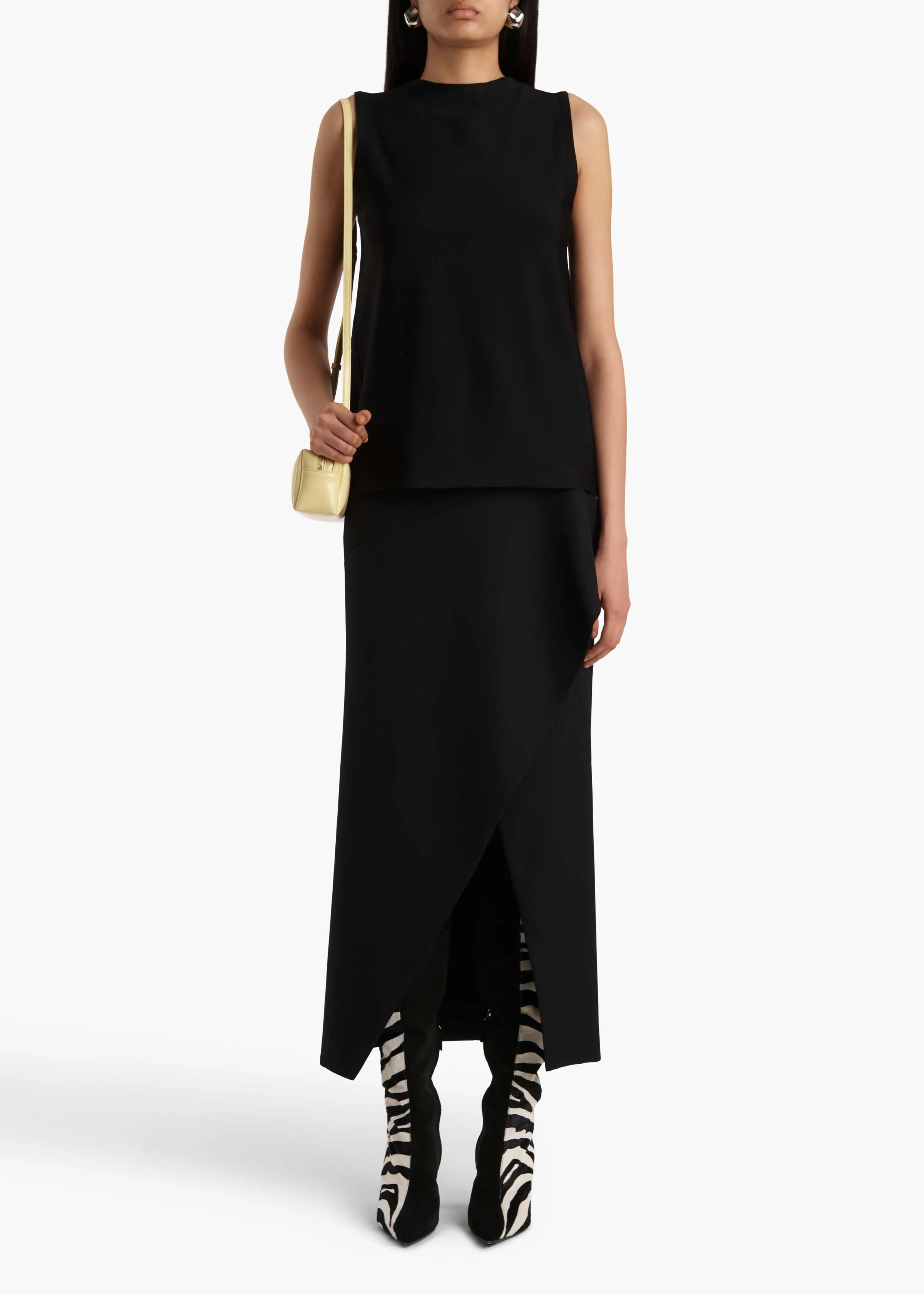 Tora Top in Black sold by KHAITE product image thumbnail 2