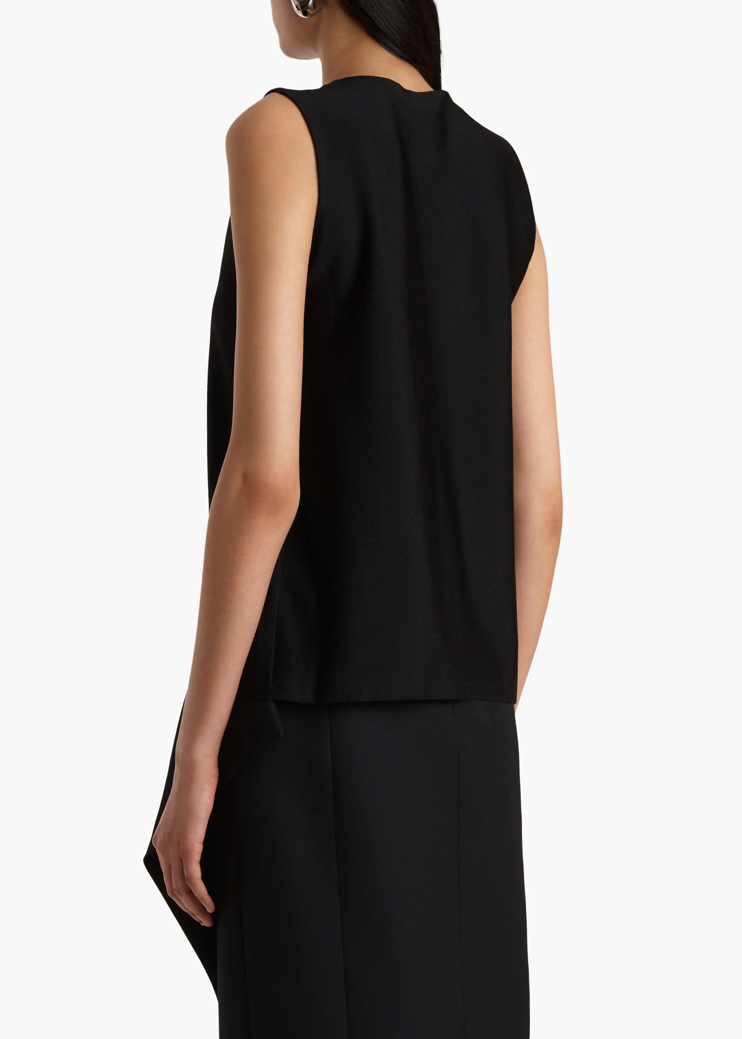 Tora Top in Black sold by KHAITE product image thumbnail 4