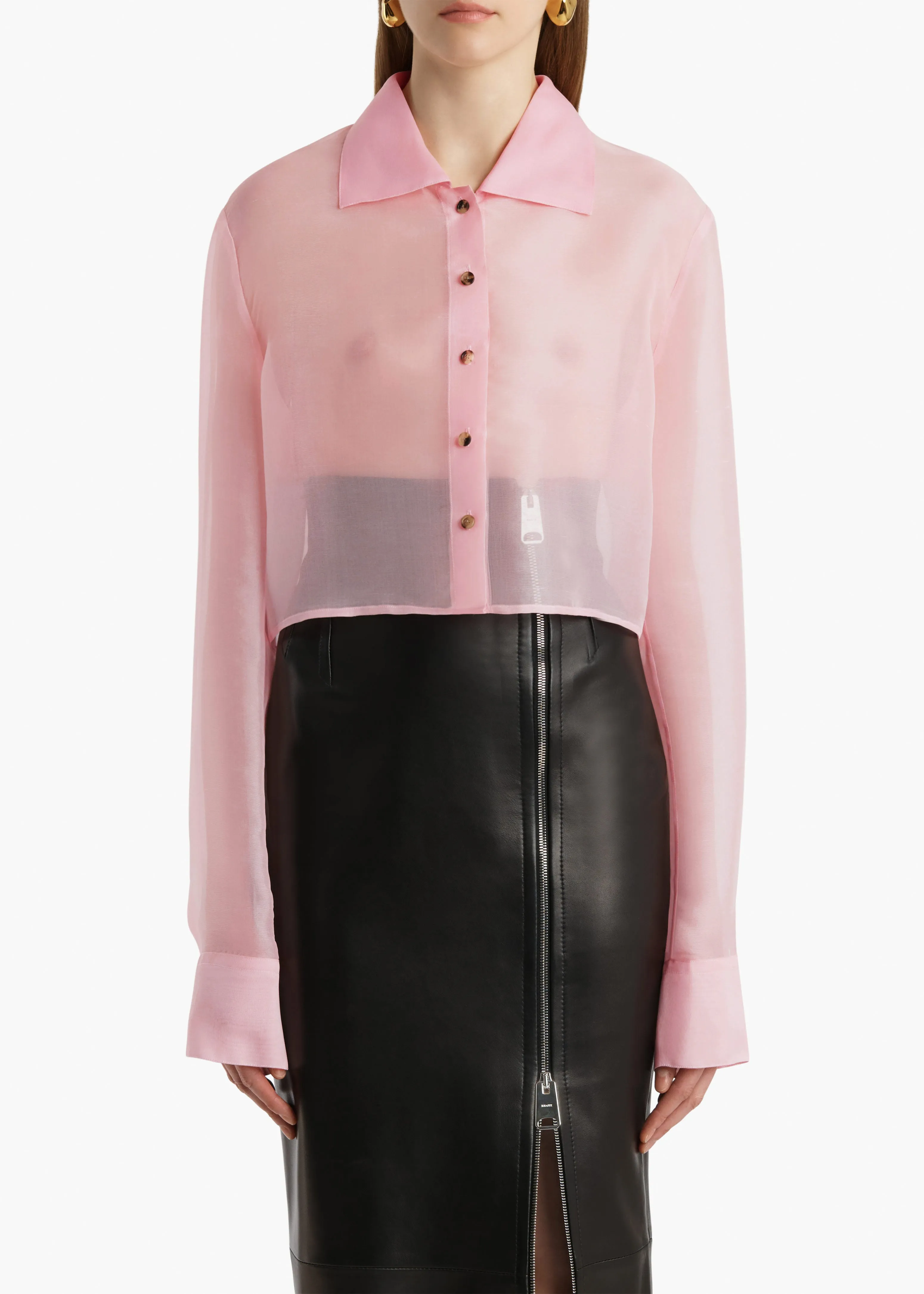 Jasen Top in Petal Organza sold by KHAITE product image thumbnail 3