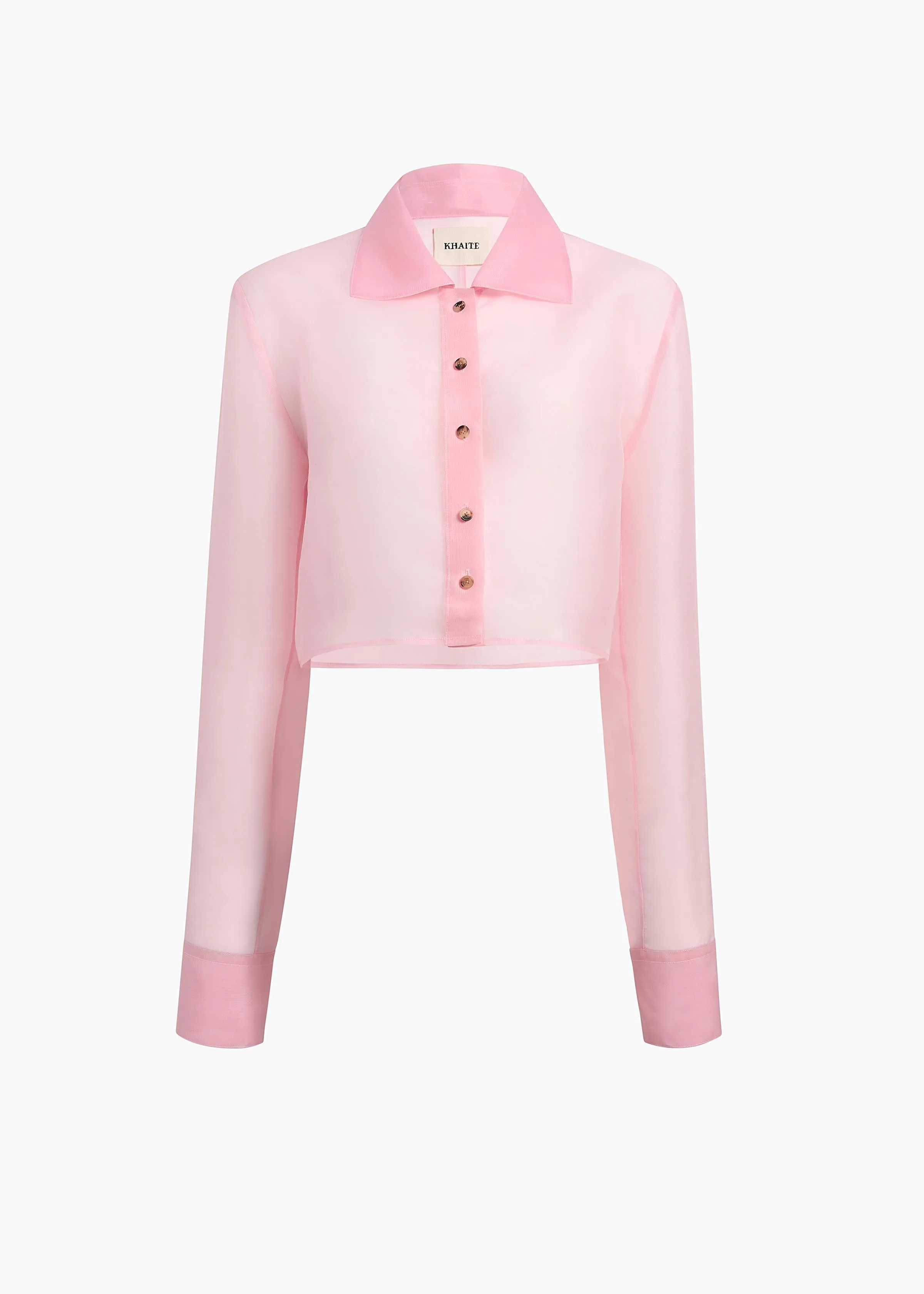 Jasen Top in Petal Organza sold by KHAITE