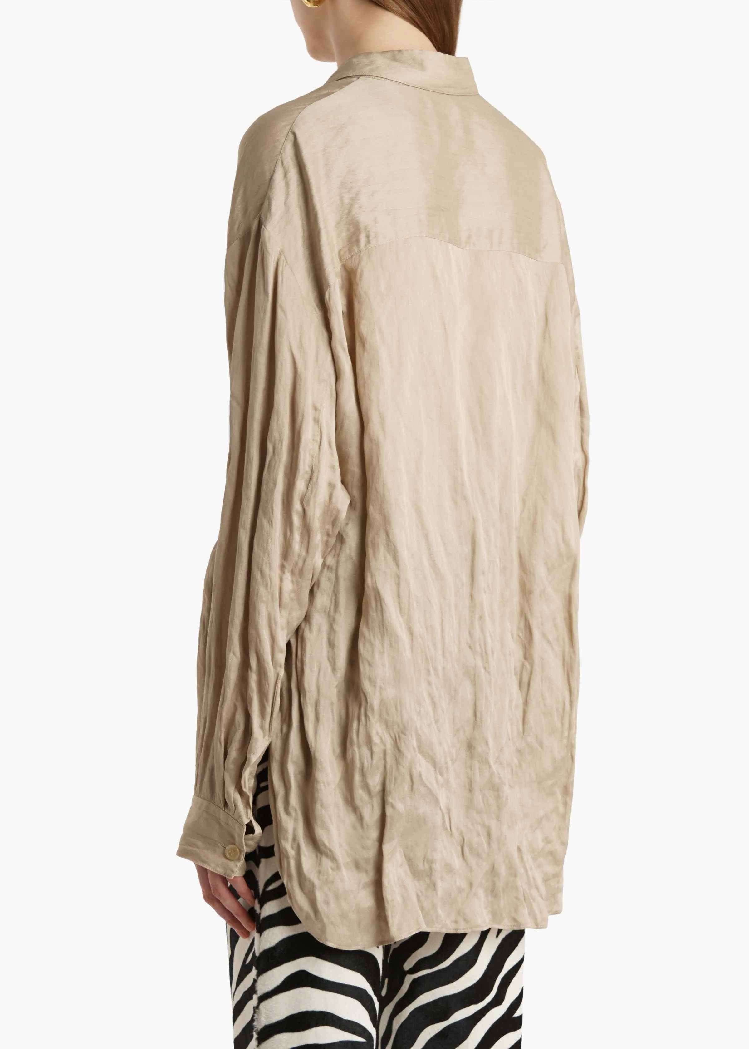 Goya Top in Tea Stain sold by KHAITE product image thumbnail 4