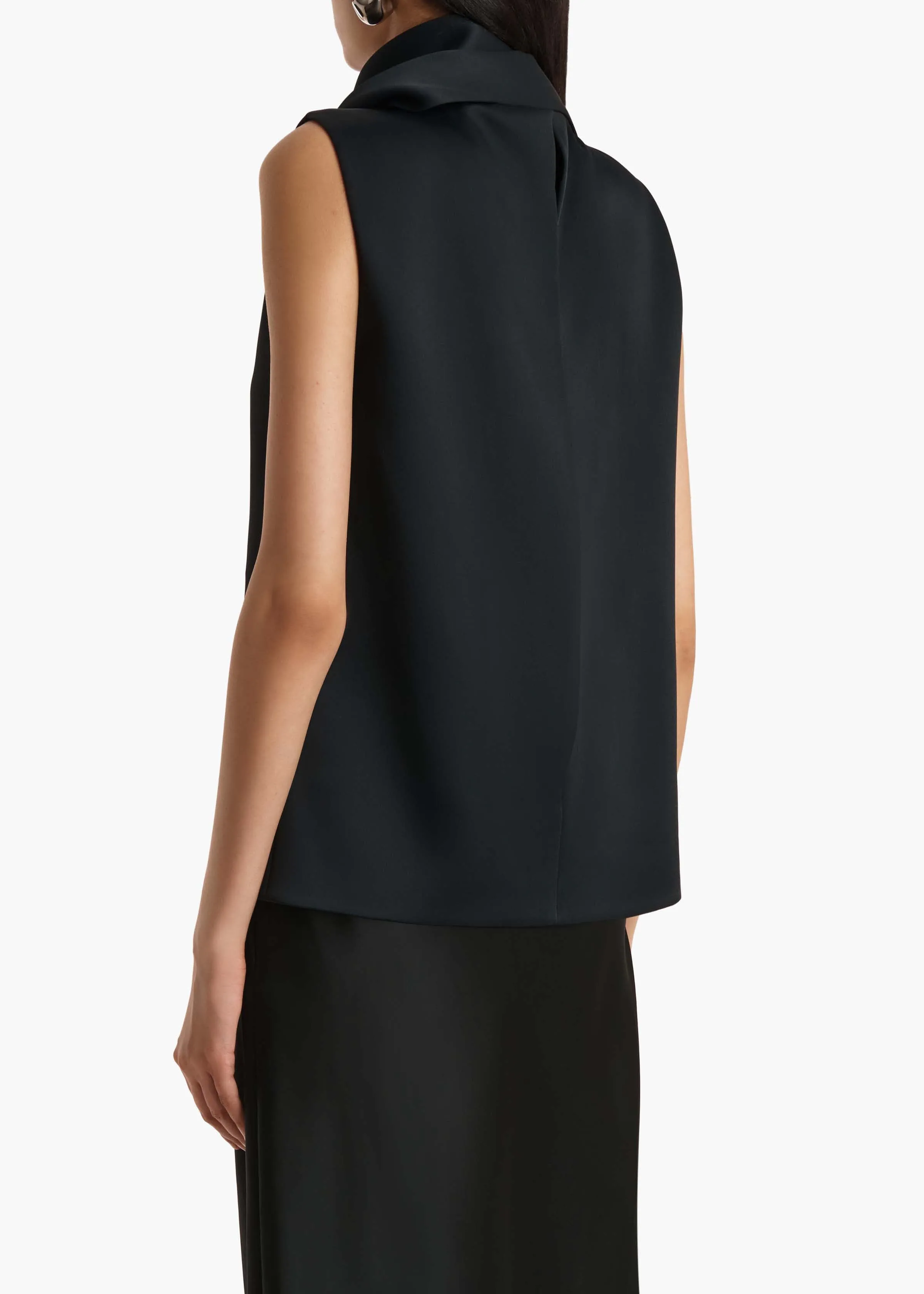 Loe Top in Black sold by KHAITE product image thumbnail 4