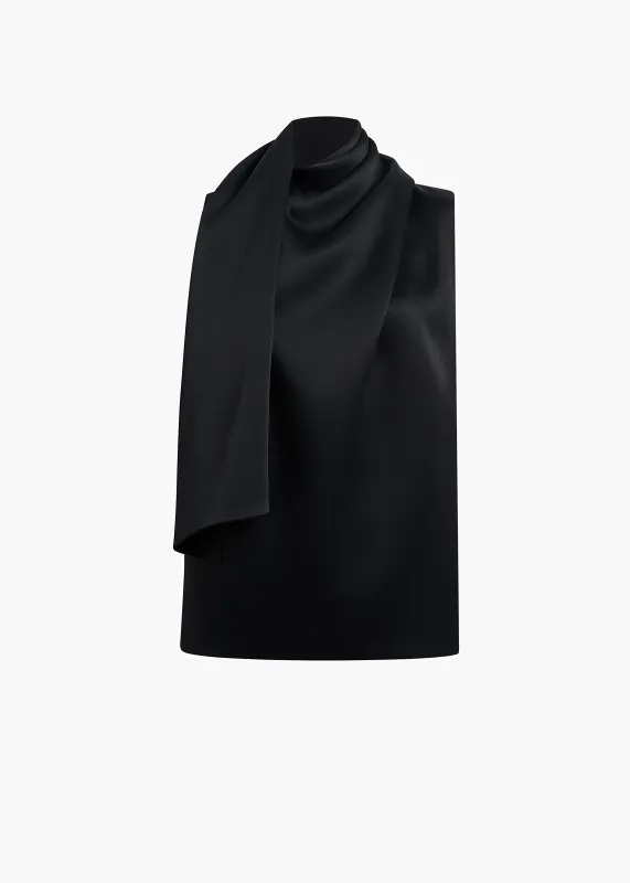 Loe Top in Black sold by KHAITE