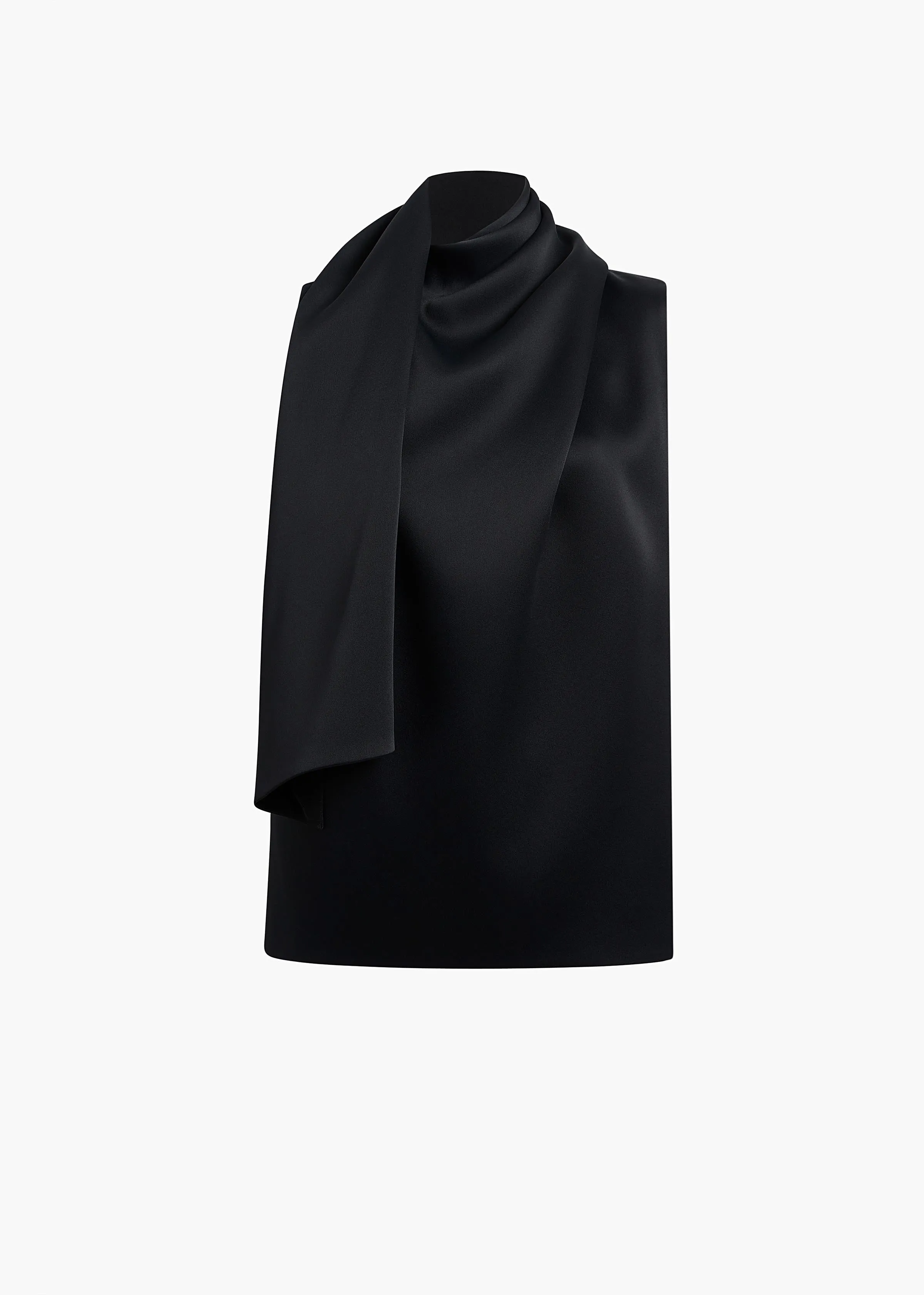 Loe Top in Black sold by KHAITE