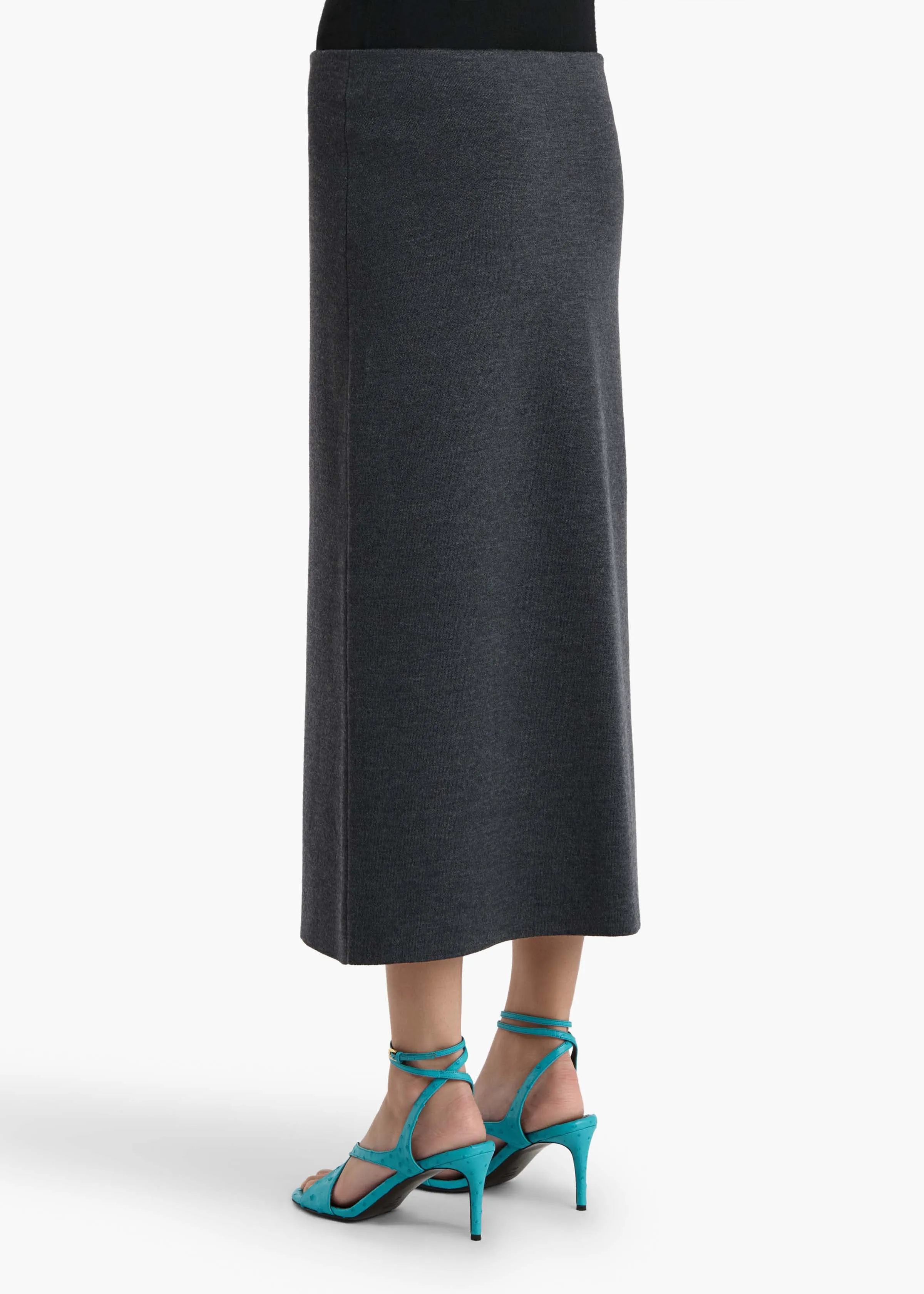 Patri Skirt in Storm sold by KHAITE product image thumbnail 4