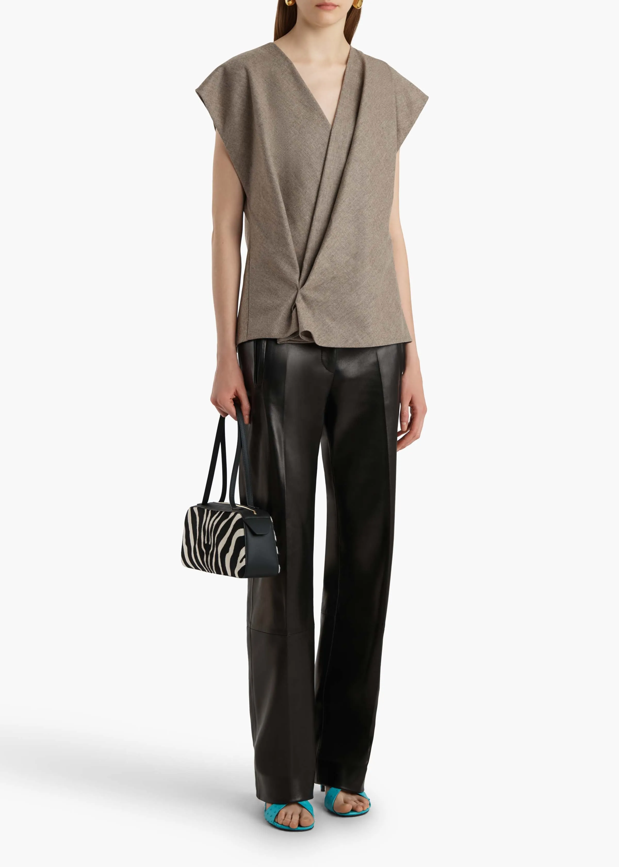 Mer Top in Sepia sold by KHAITE product image thumbnail 2