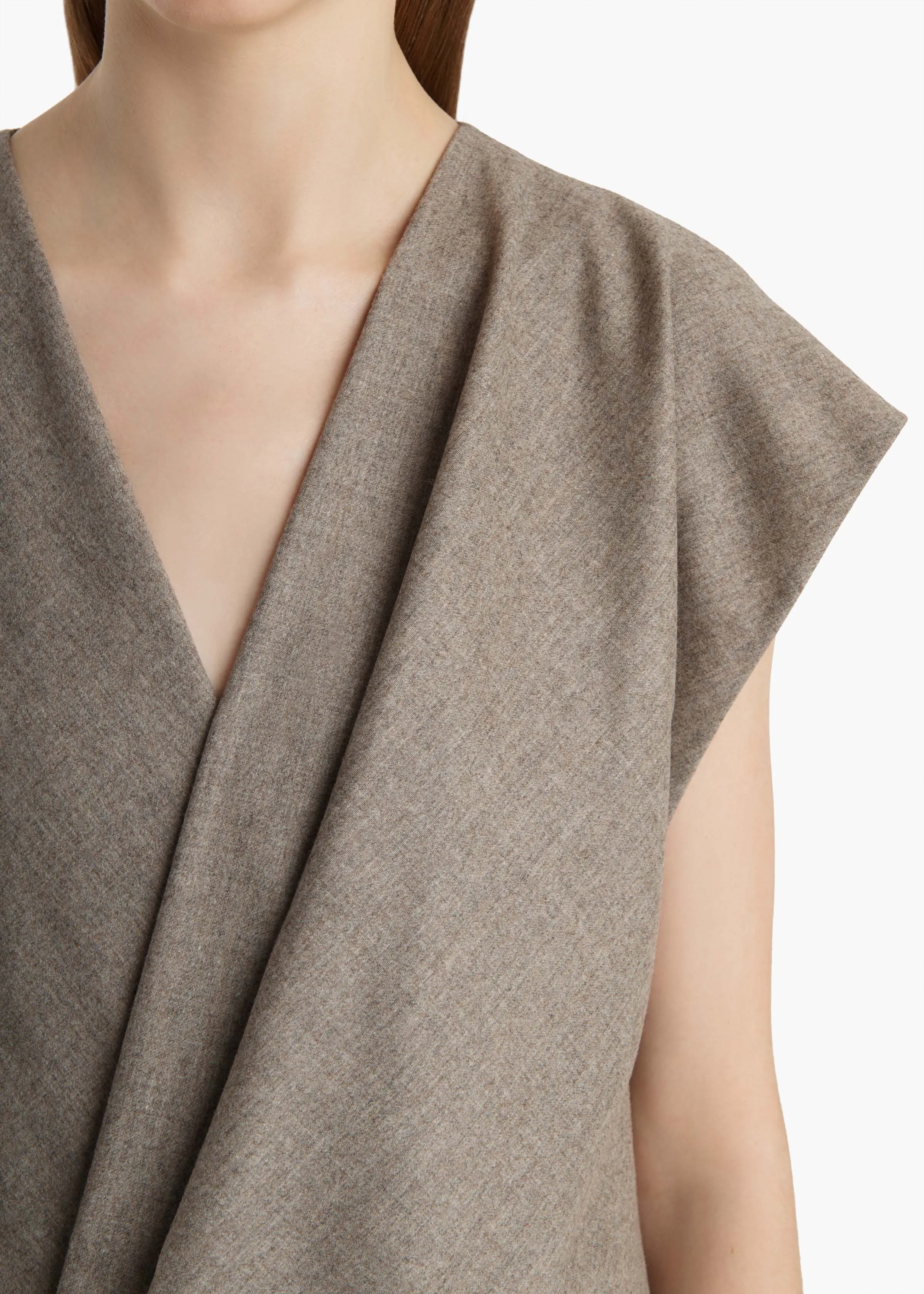 Mer Top in Sepia sold by KHAITE product image thumbnail 5