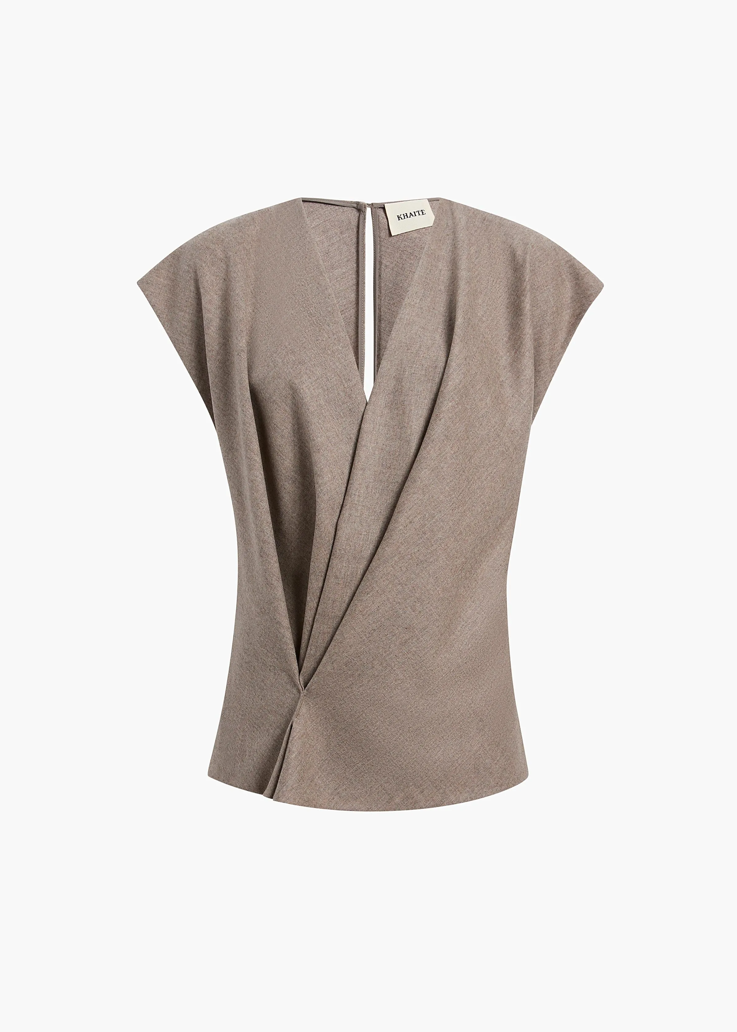 Mer Top in Sepia sold by KHAITE