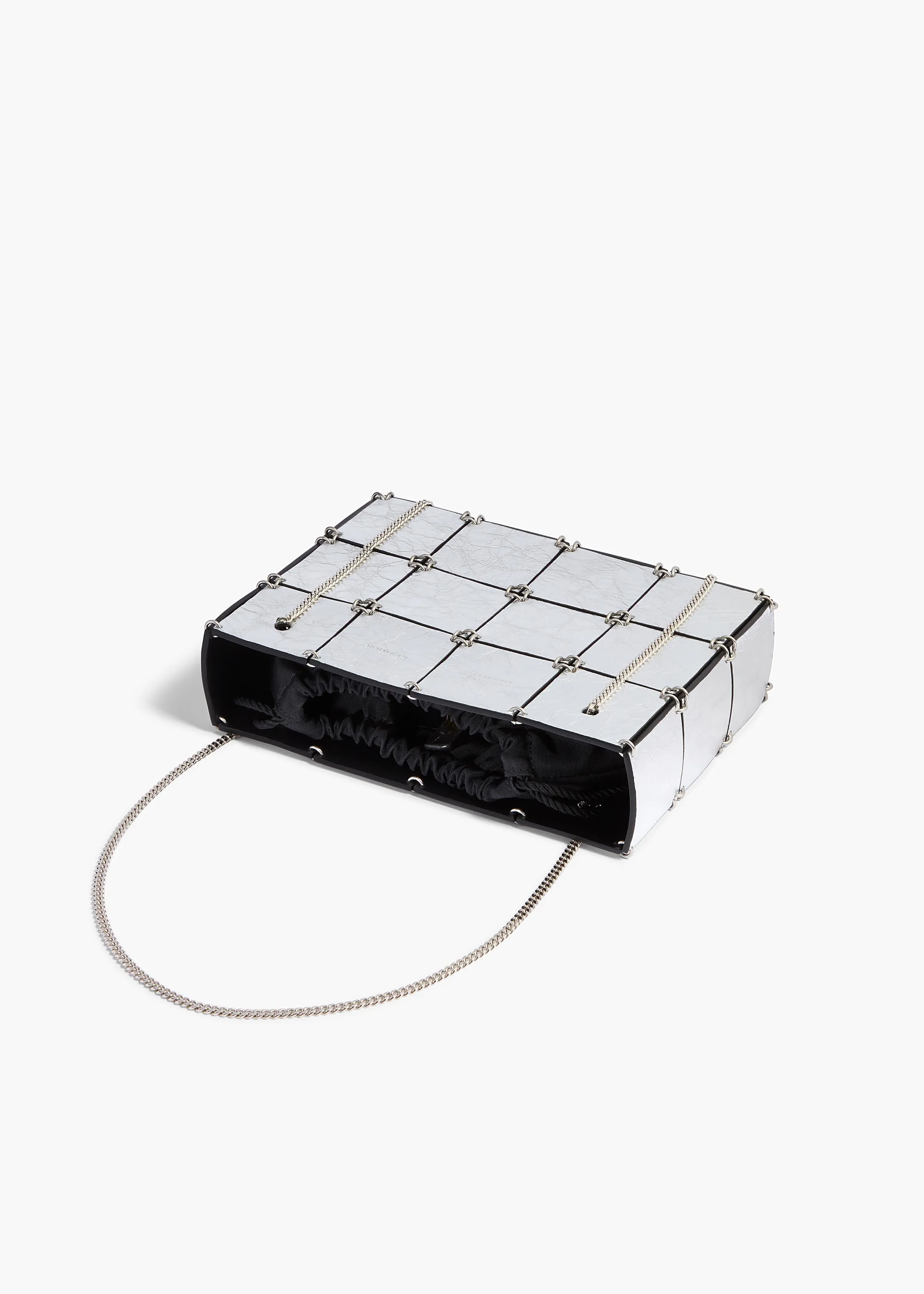 Mini Emma Bag in Silver Metallic Leather sold by KHAITE product image thumbnail 3