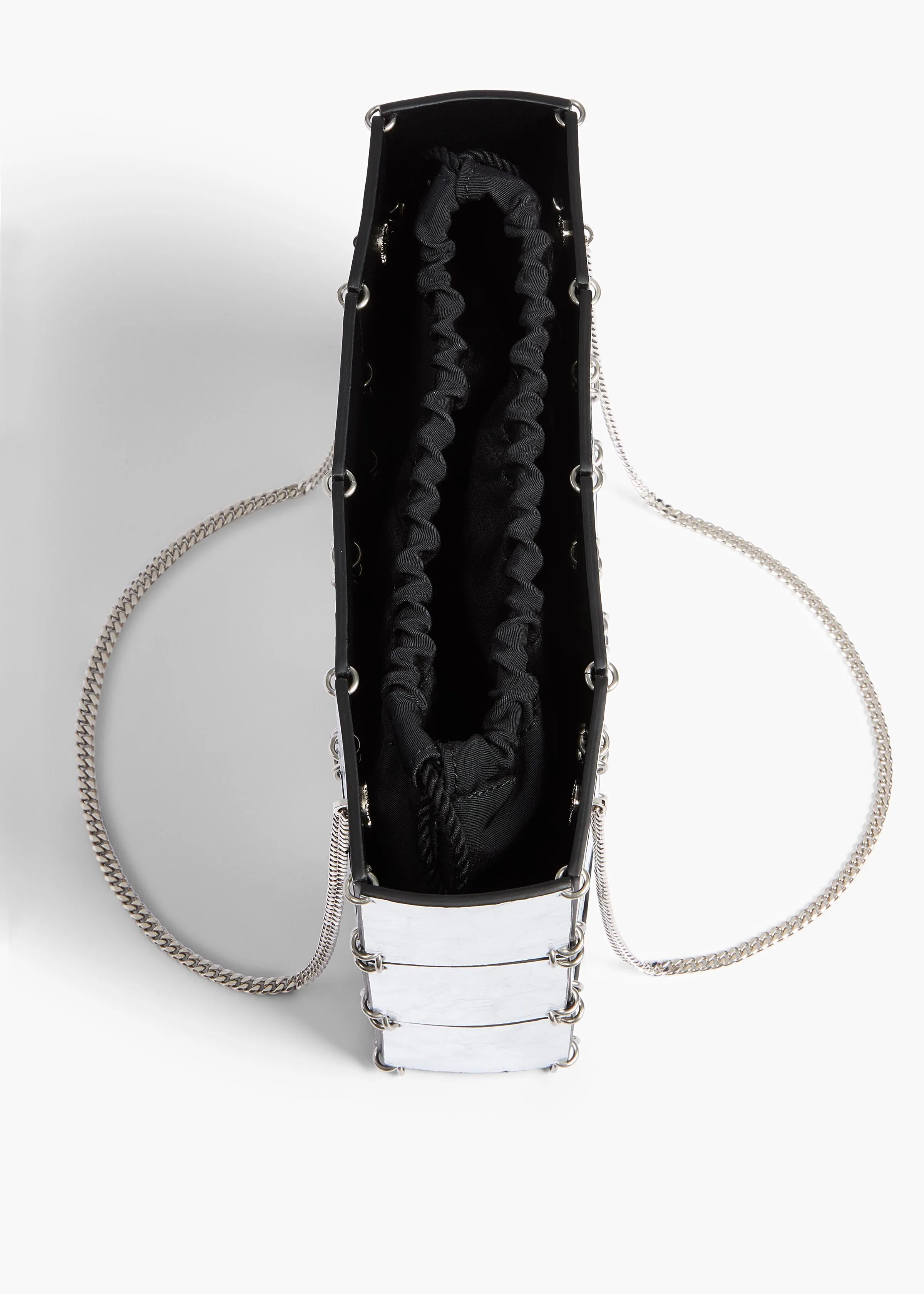 Mini Emma Bag in Silver Metallic Leather sold by KHAITE product image thumbnail 4