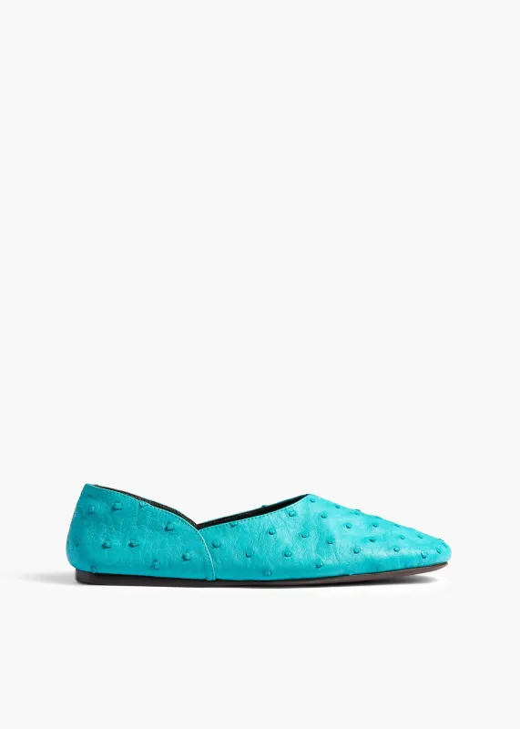 Jane Flat in Crystal Blue sold by KHAITE