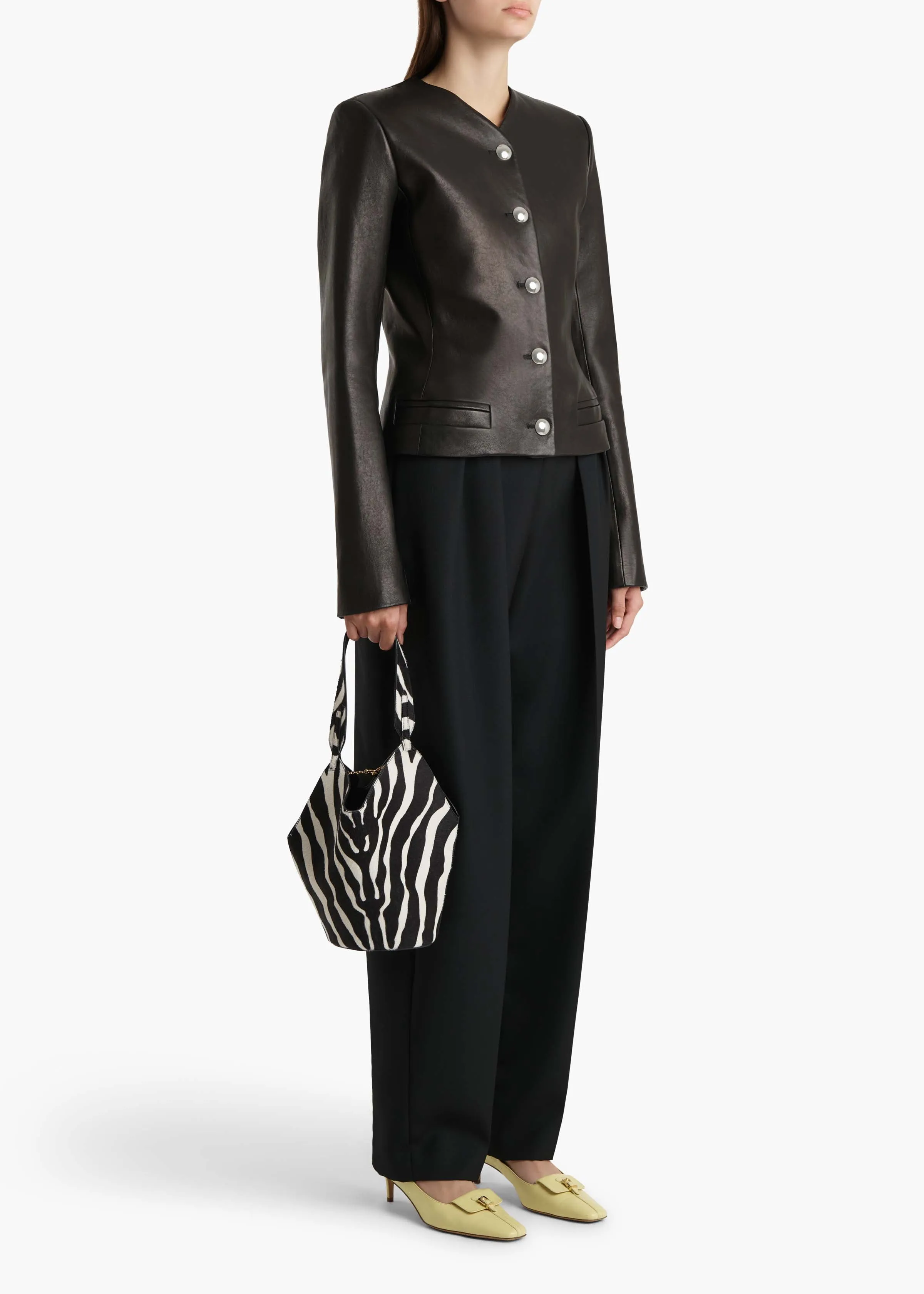 Jude Pant in Black sold by KHAITE product image thumbnail 2