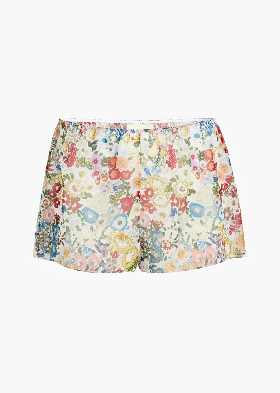 Tilly Panty in Cream Multi sold by KHAITE