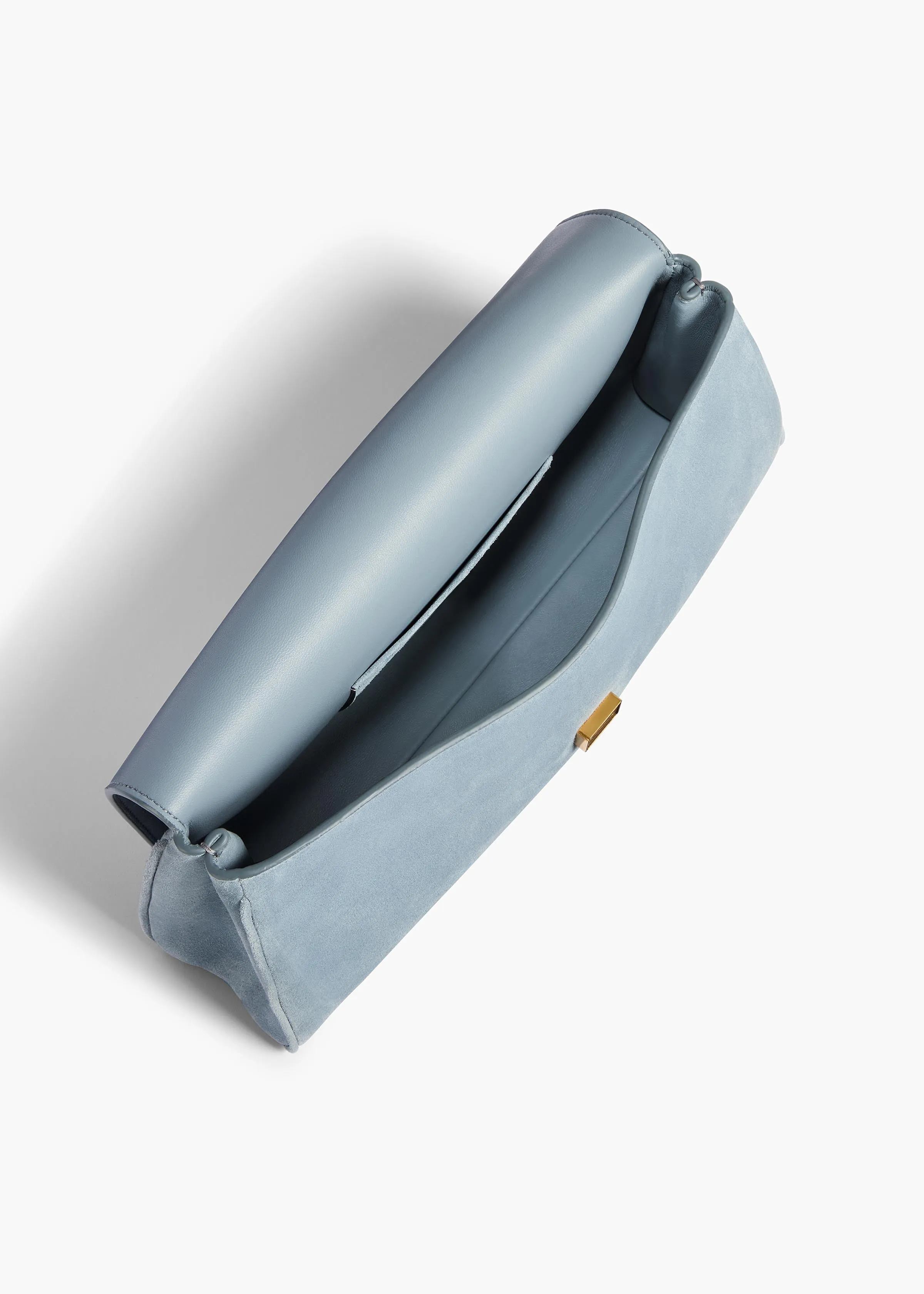 Audrey Clutch in Lead Suede sold by KHAITE product image thumbnail 4