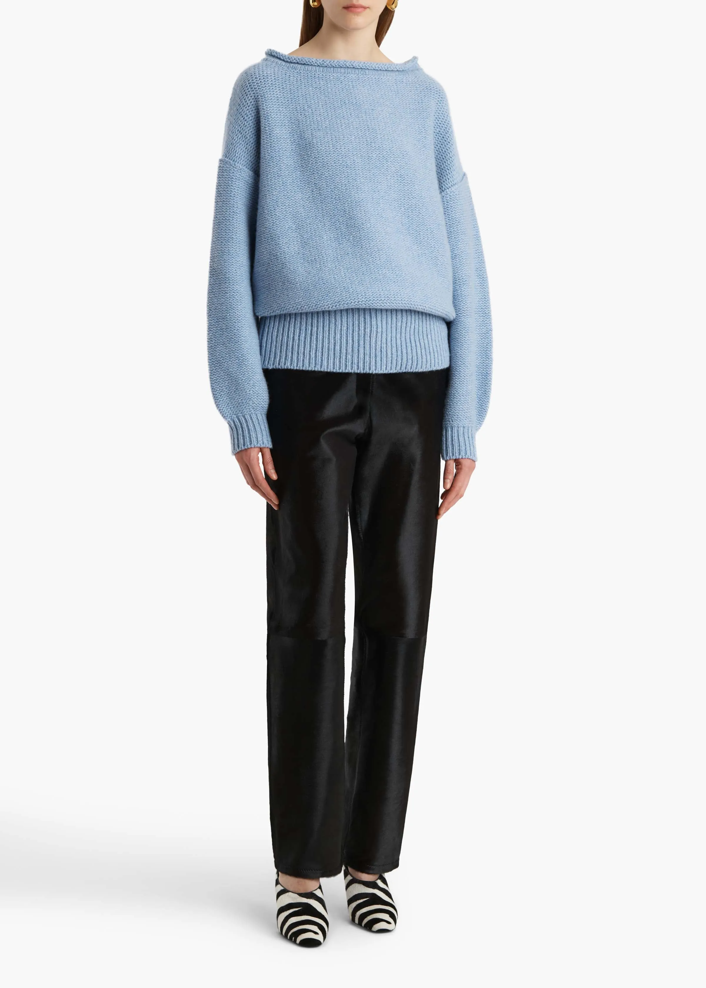 Jonte Sweater in Polar sold by KHAITE product image thumbnail 2