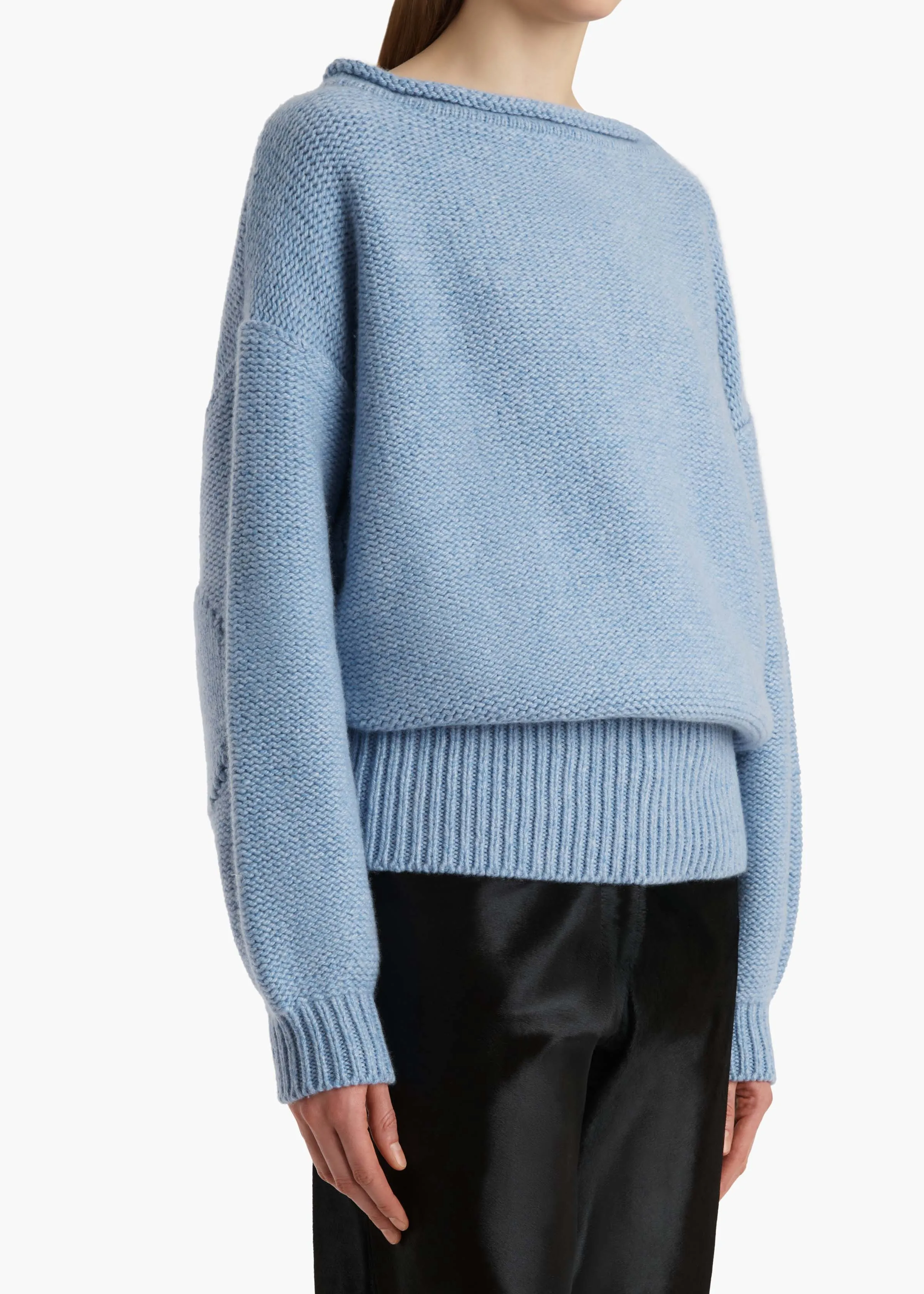 Jonte Sweater in Polar sold by KHAITE product image thumbnail 5