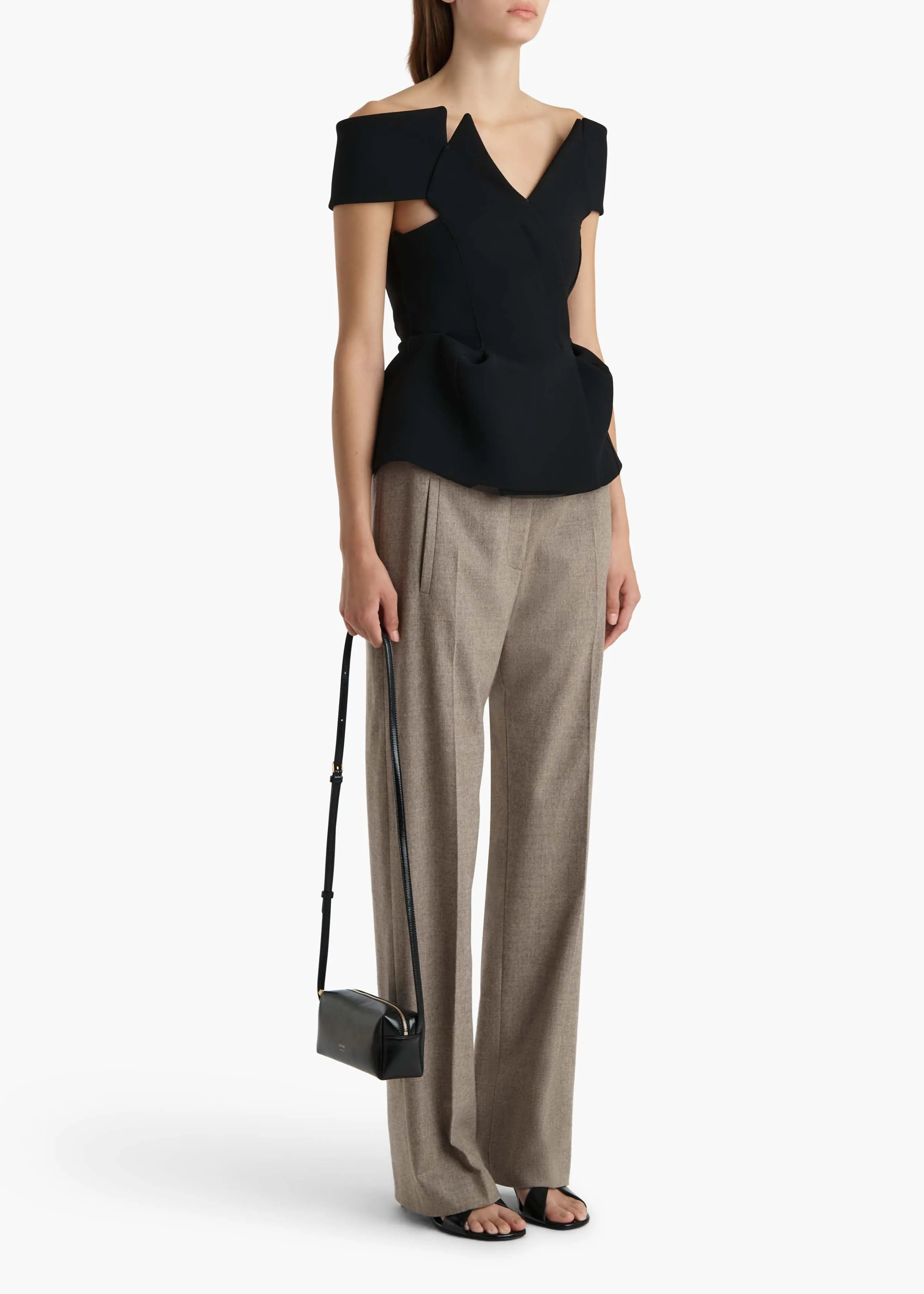 Miles Pant in Sepia sold by KHAITE product image thumbnail 2