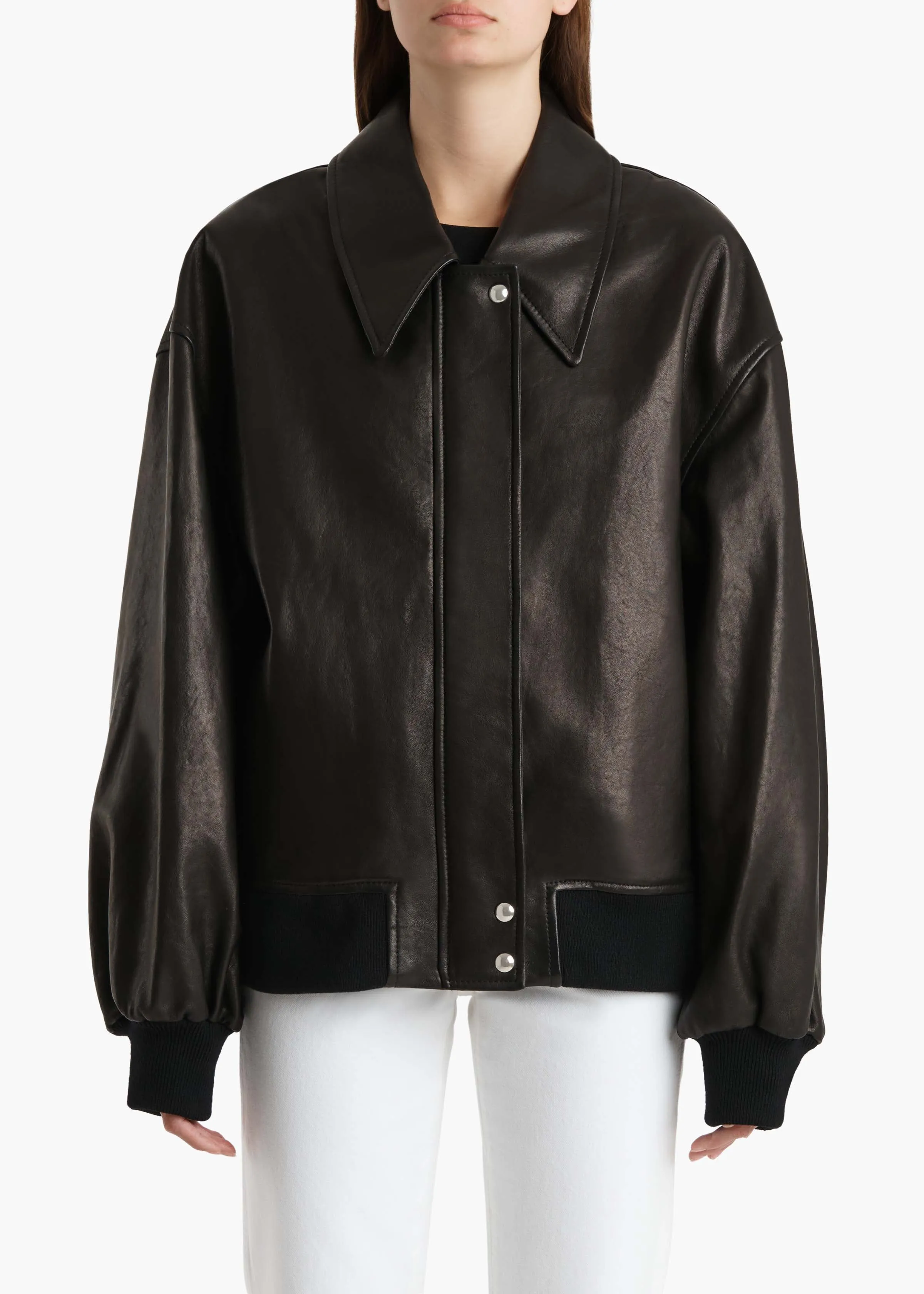 Shelman Jacket in Black sold by KHAITE product image thumbnail 3