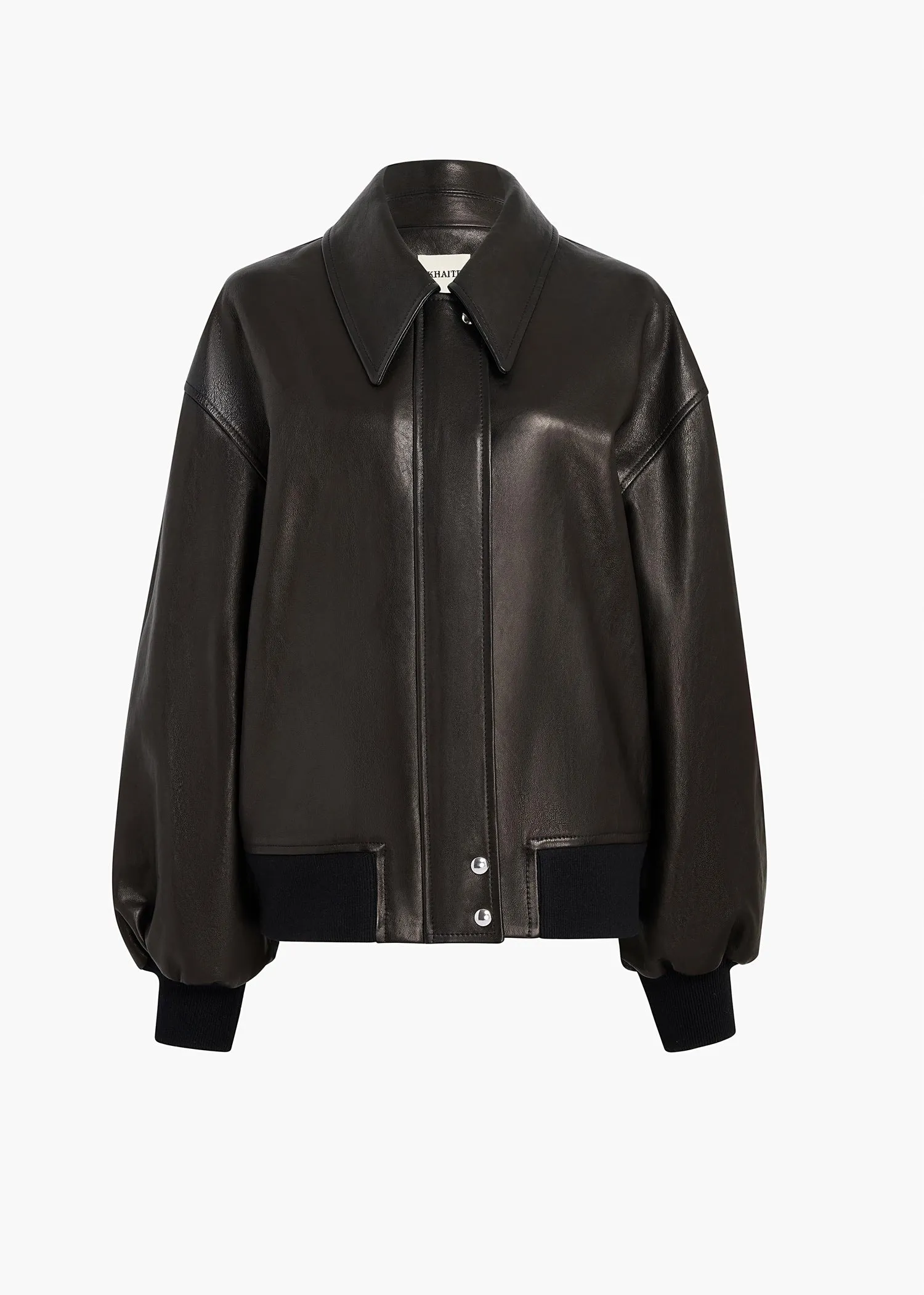 Shelman Jacket in Black sold by KHAITE