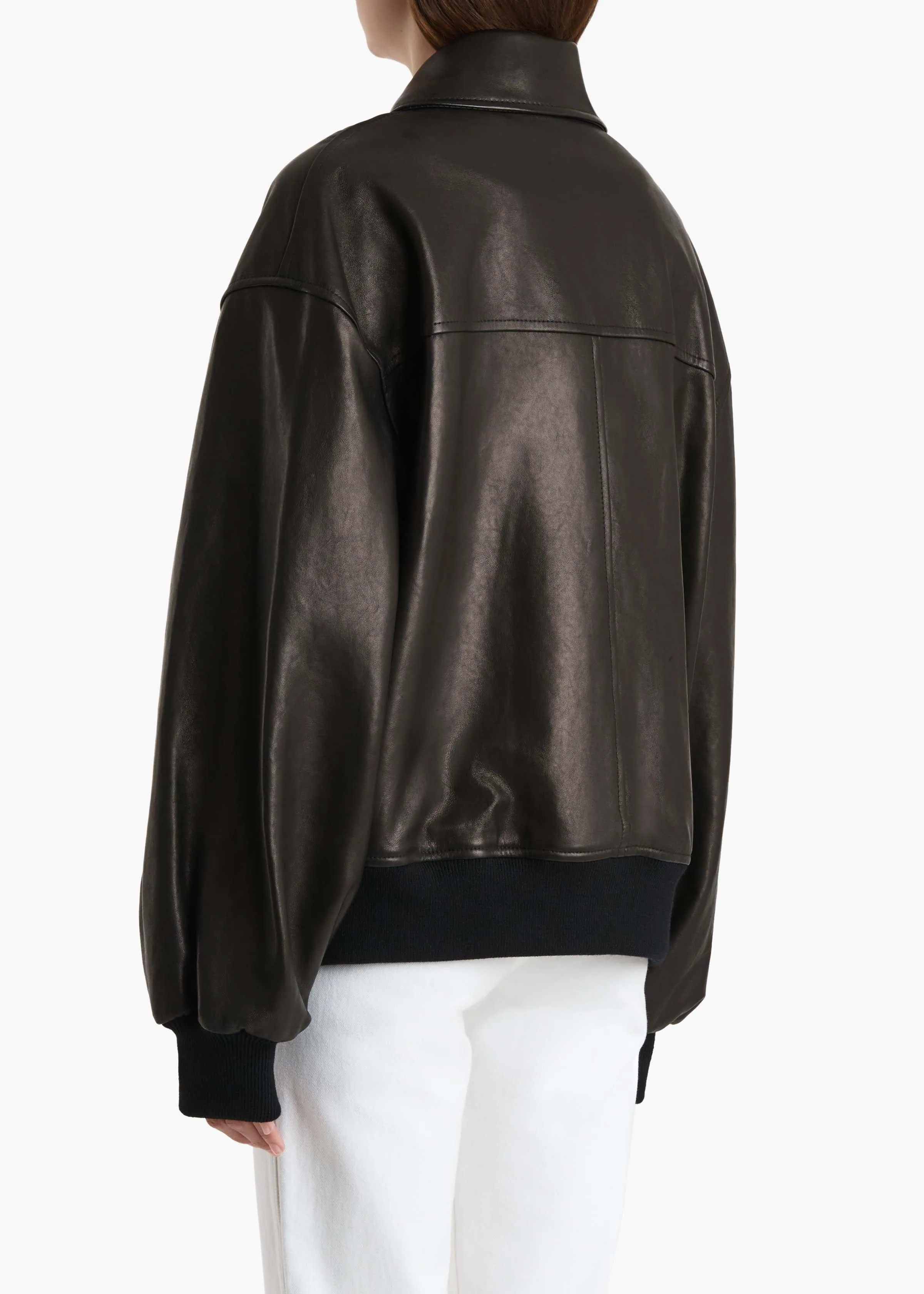 Shelman Jacket in Black sold by KHAITE product image thumbnail 4