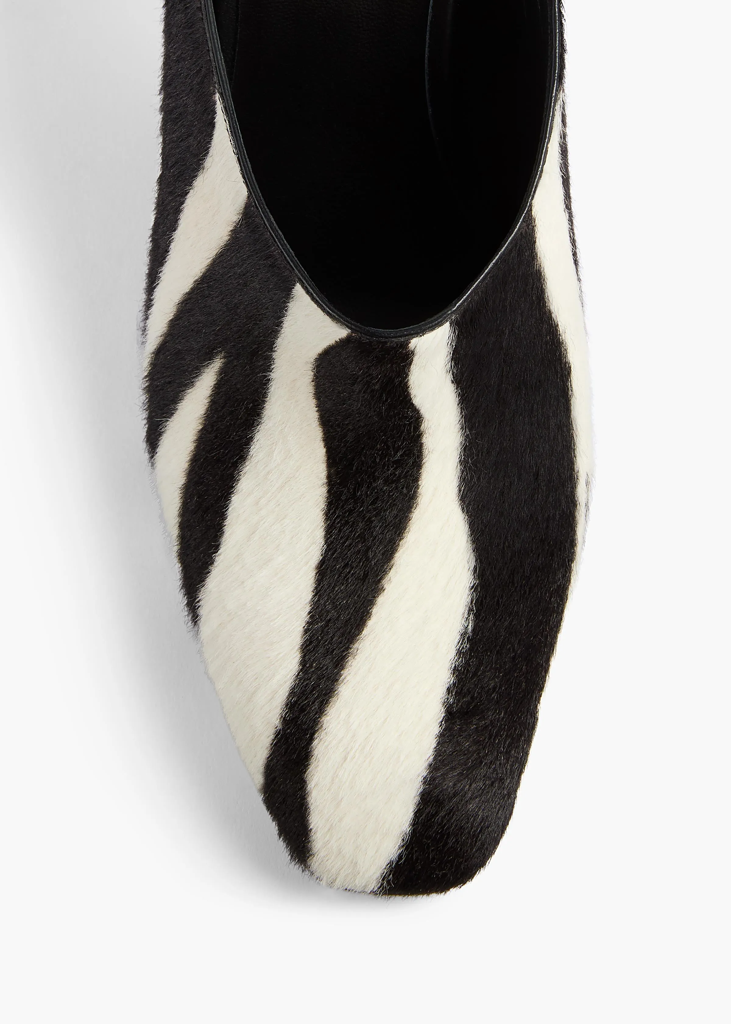 Colt Mule in Zebra Print Haircalf sold by KHAITE product image thumbnail 4