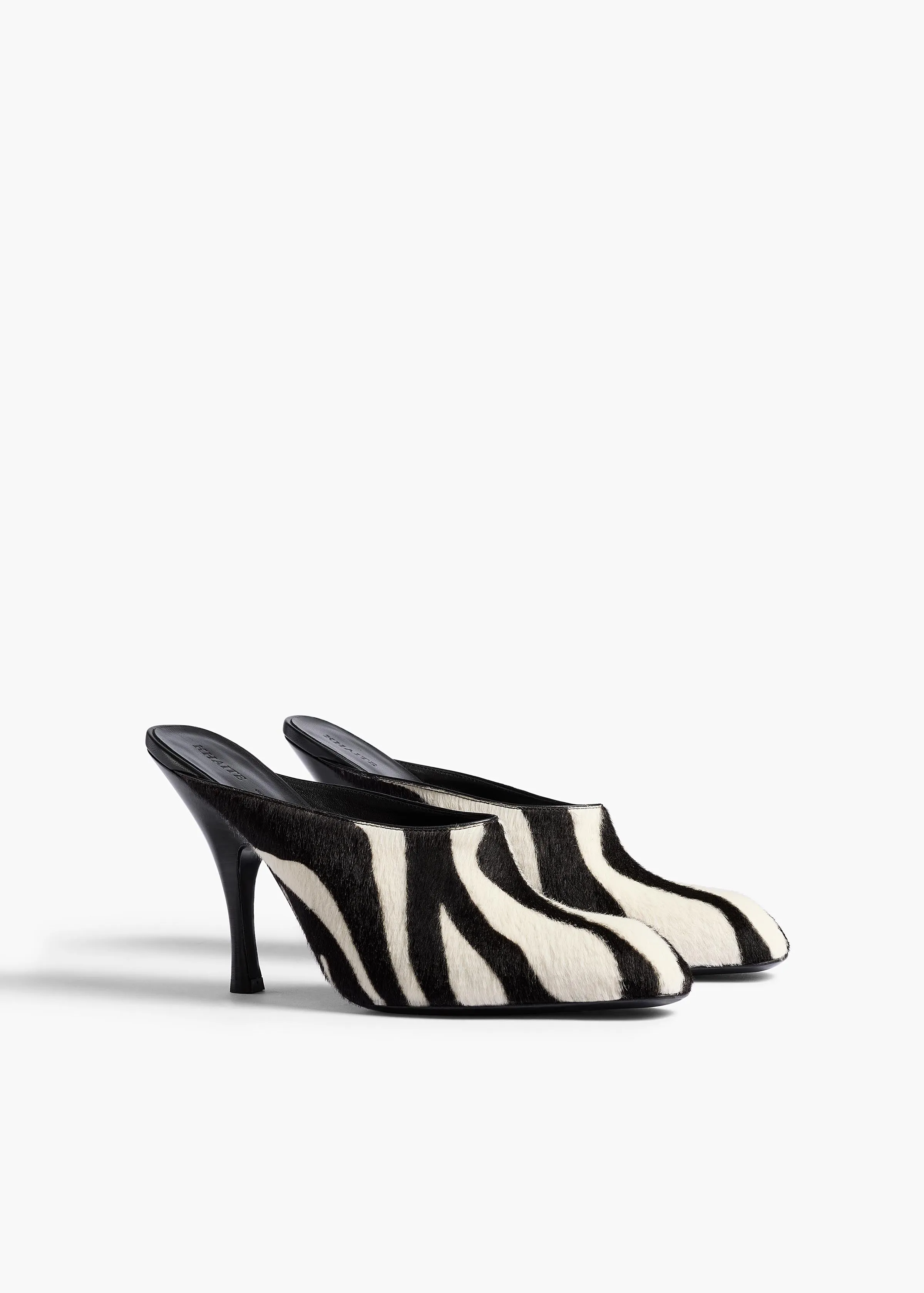 Colt Mule in Zebra Print Haircalf sold by KHAITE product image thumbnail 2