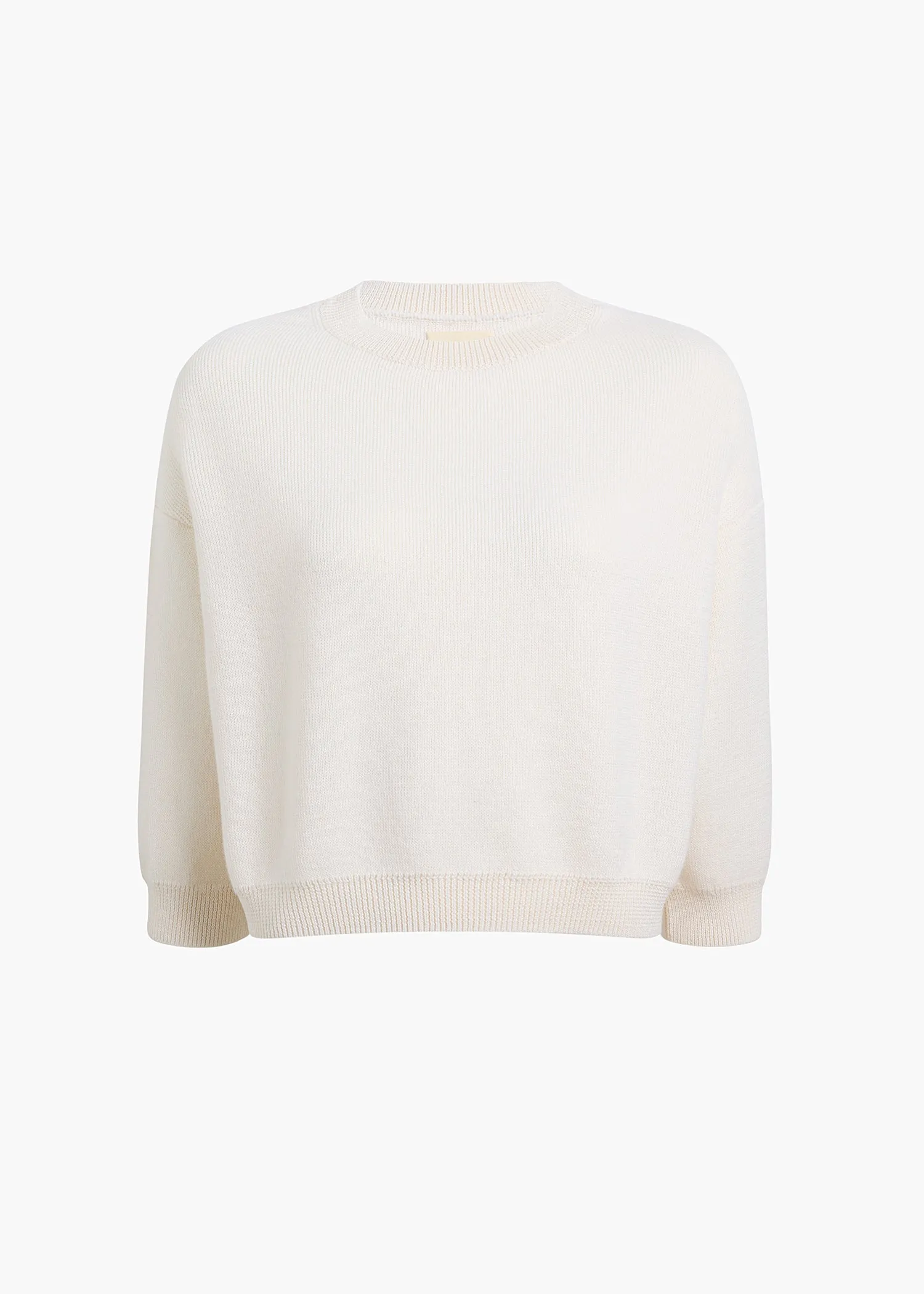Sabina Sweater in Ivory sold by KHAITE