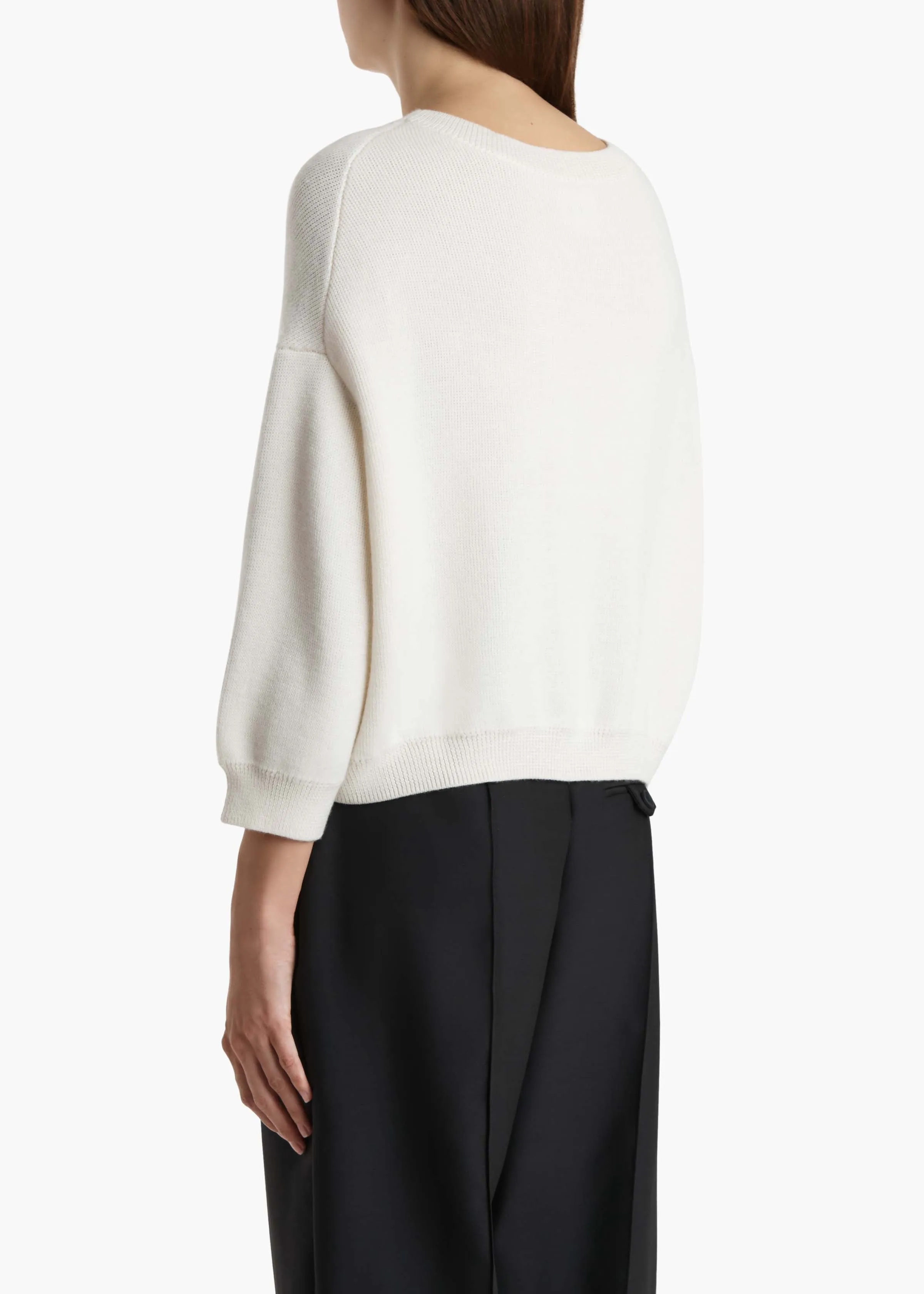 Sabina Sweater in Ivory sold by KHAITE product image thumbnail 4