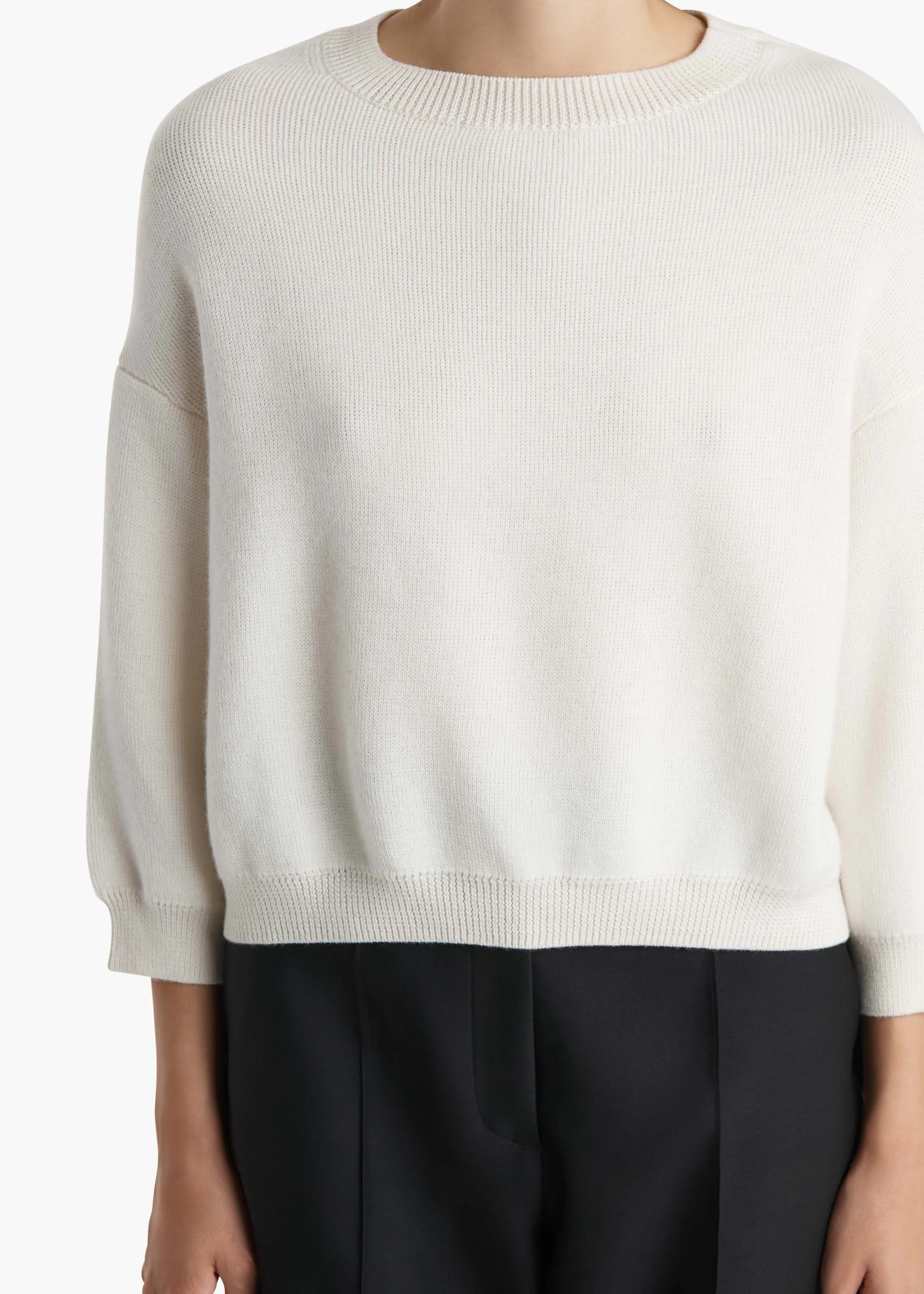 Sabina Sweater in Ivory sold by KHAITE product image thumbnail 5