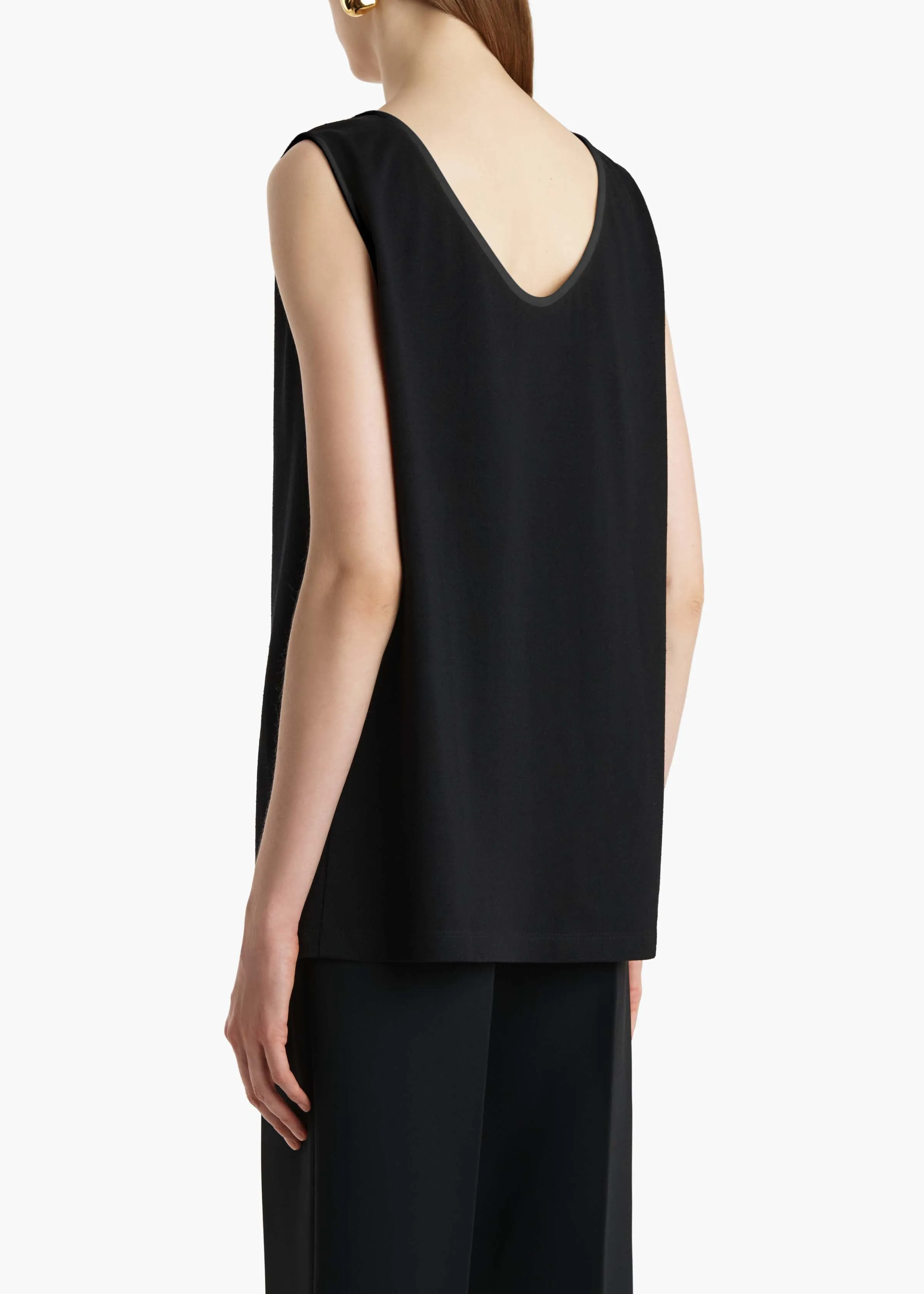 Longo Top in Cream and Black sold by KHAITE product image thumbnail 4