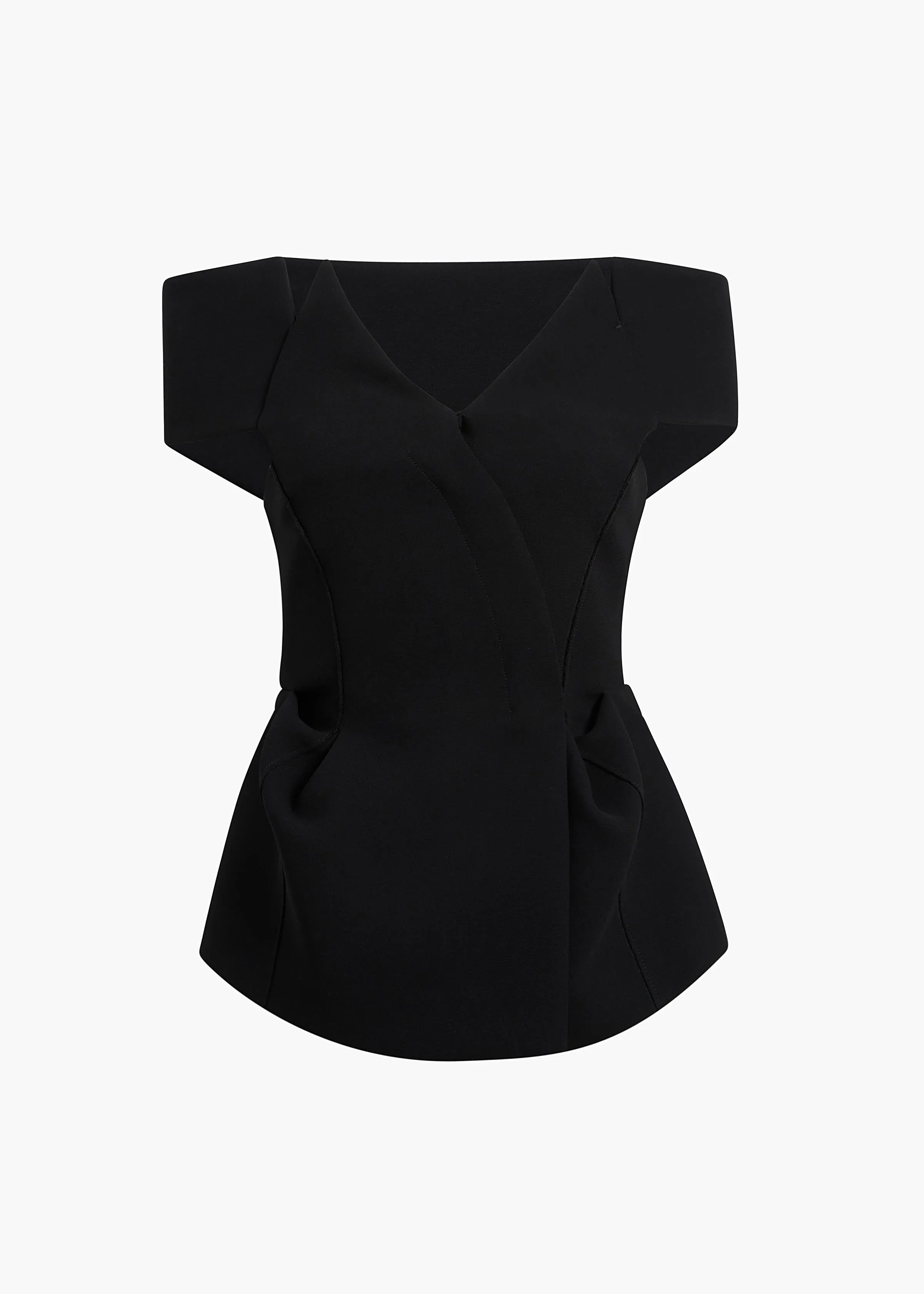 Verone Top in Black sold by KHAITE
