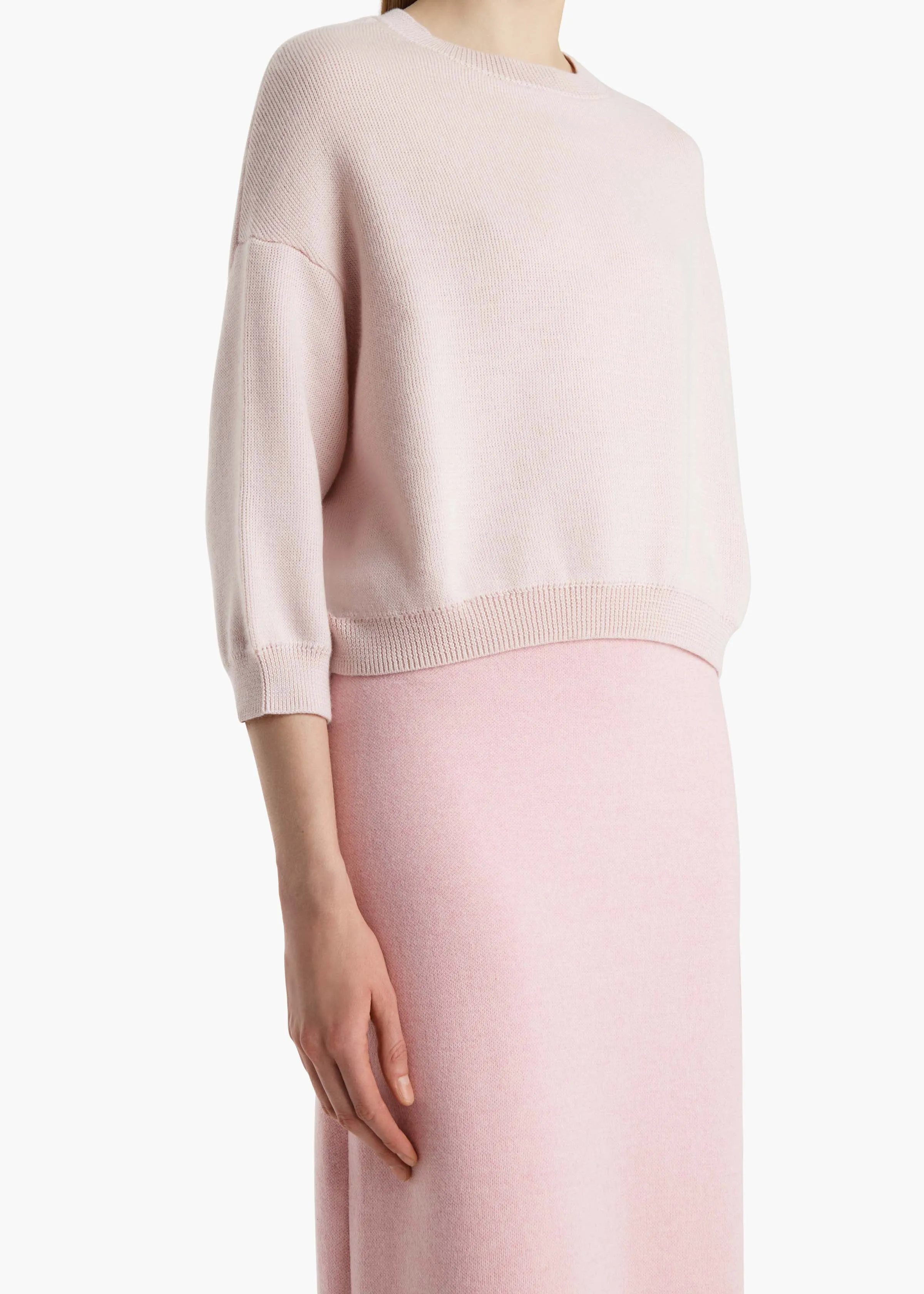 Sabina Sweater in Blush sold by KHAITE product image thumbnail 5