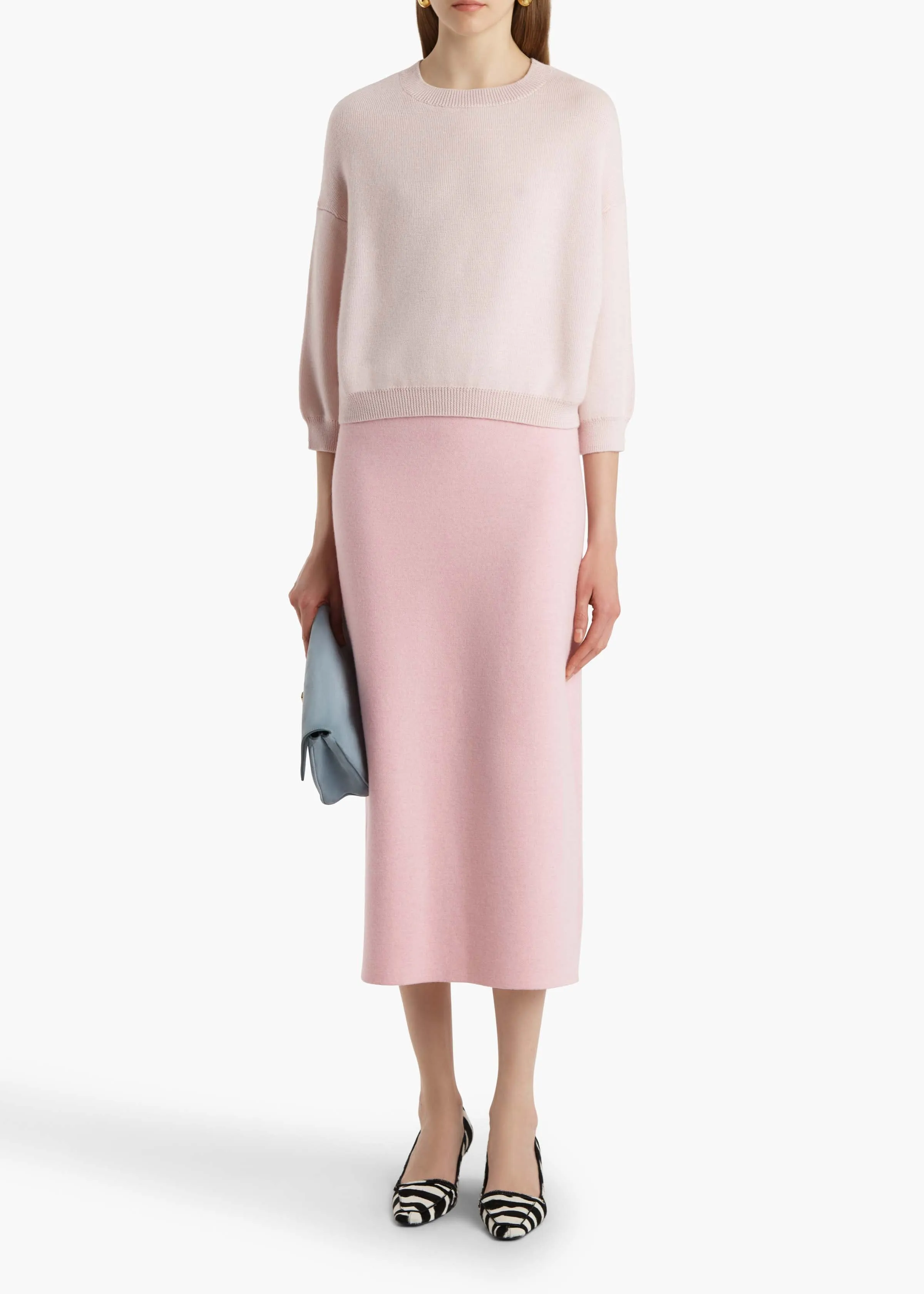 Sabina Sweater in Blush sold by KHAITE product image thumbnail 2
