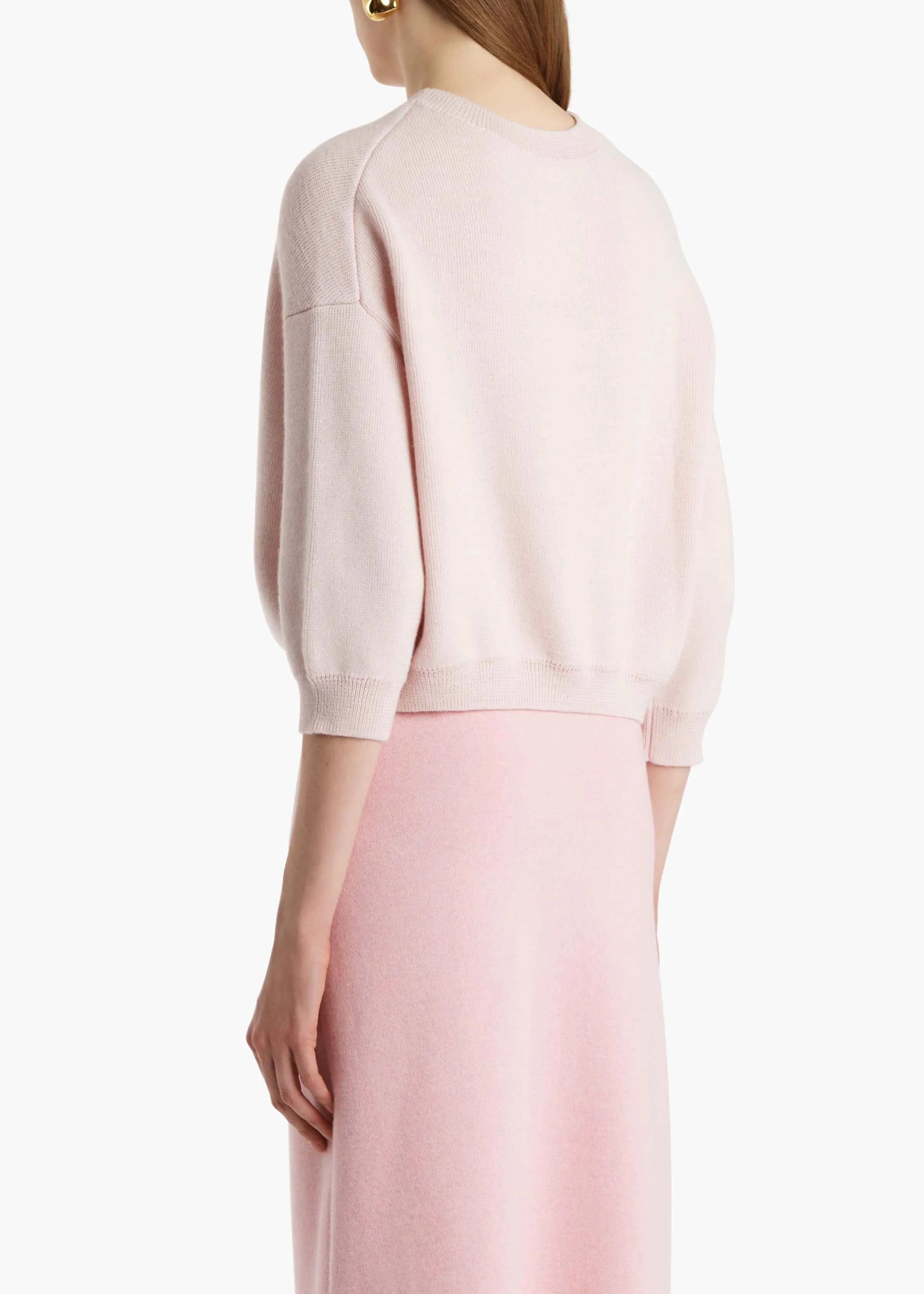 Sabina Sweater in Blush sold by KHAITE product image thumbnail 4