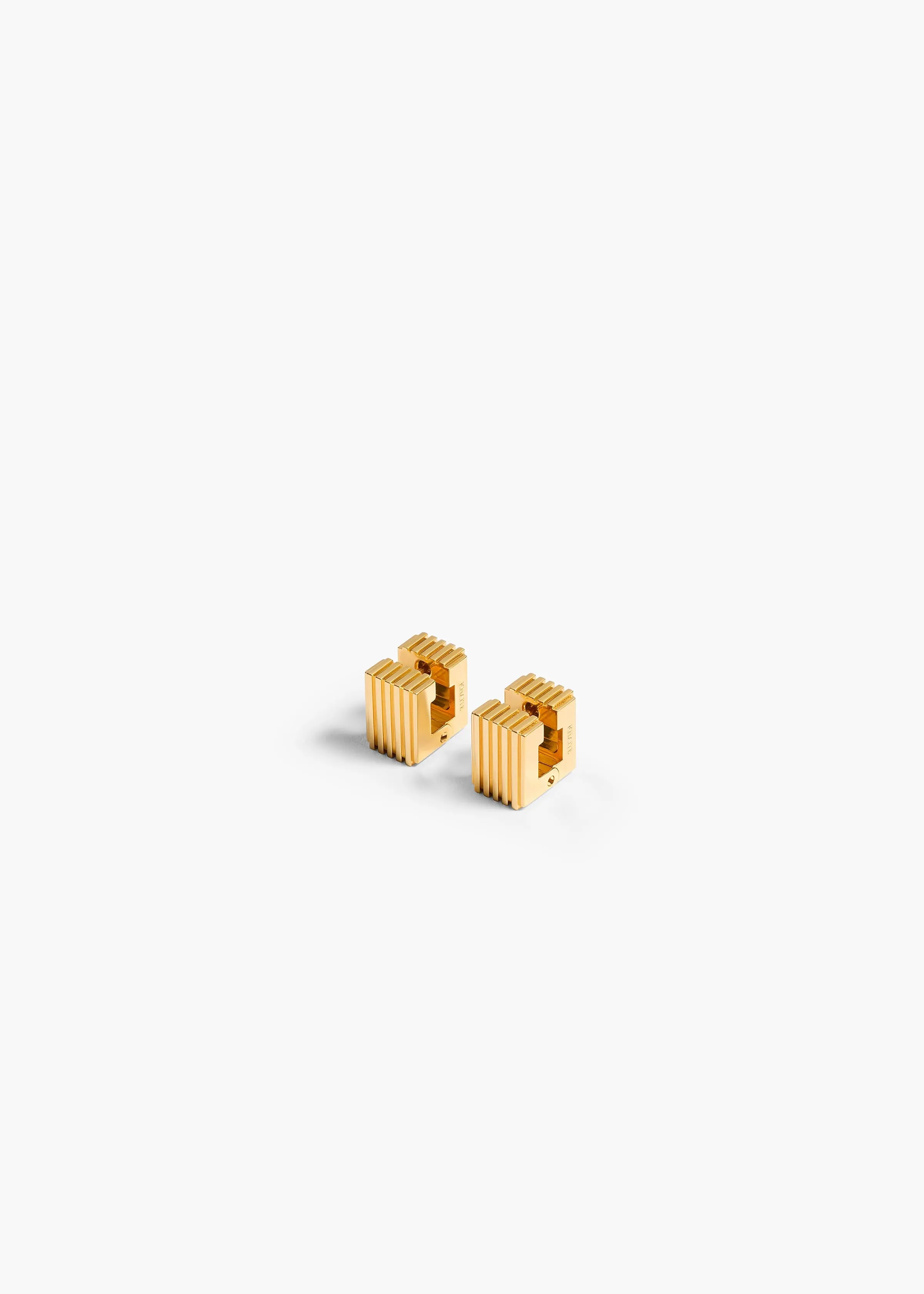 Small Empire Earrings in Gold sold by KHAITE