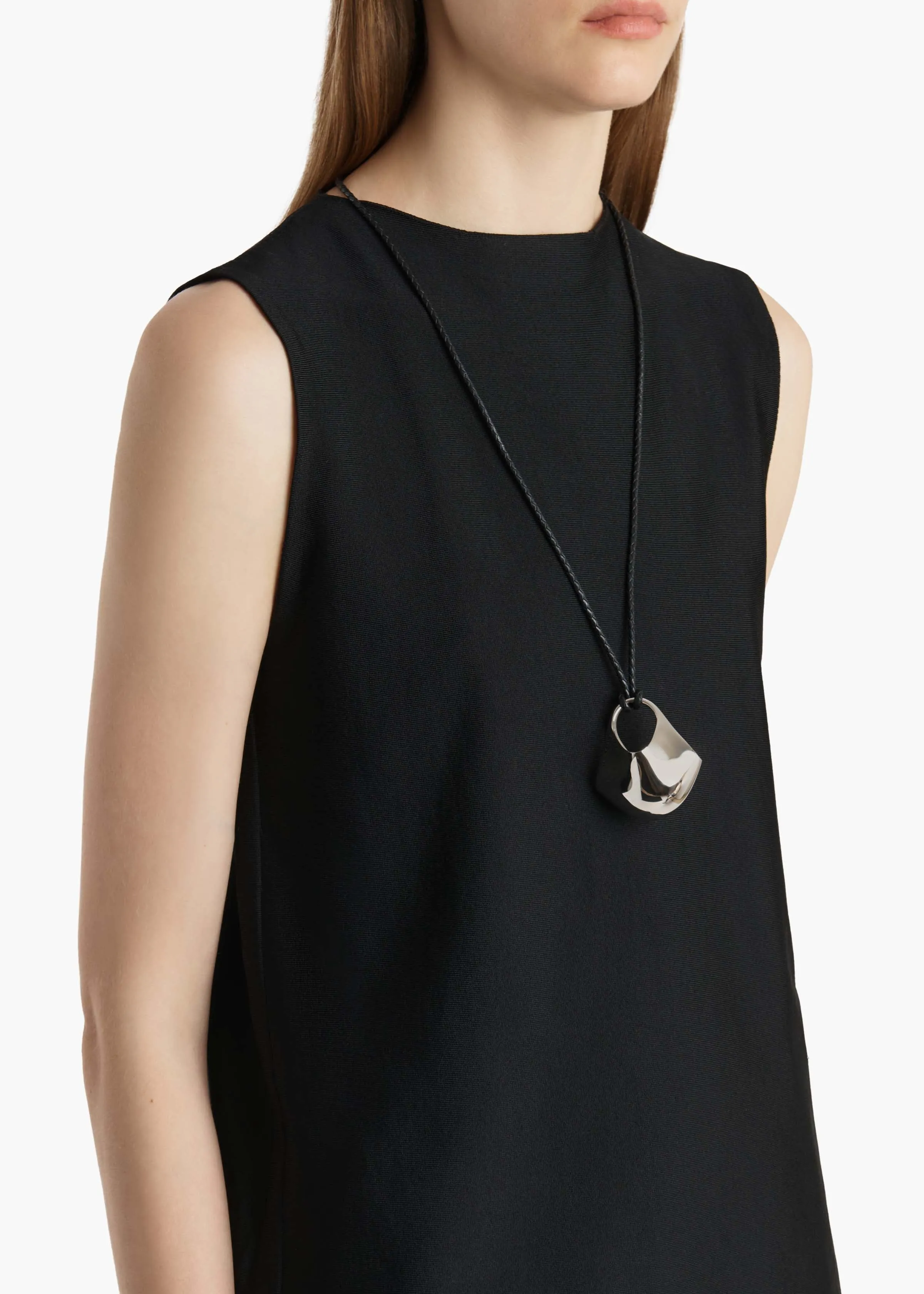 Medium Lotus Pendant in Silver sold by KHAITE product image thumbnail 3