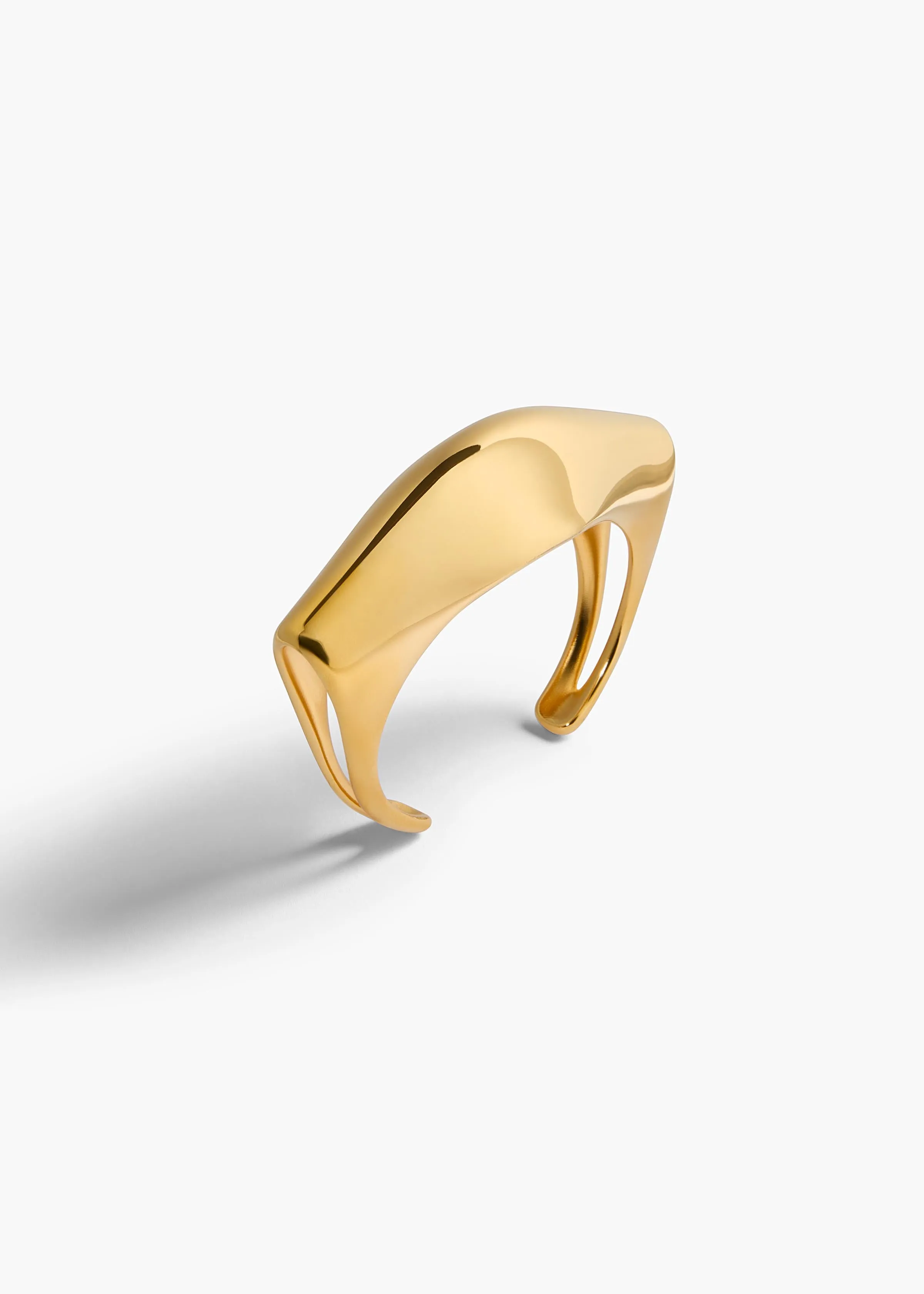 Lotus Cuff in Gold sold by KHAITE product image thumbnail 2
