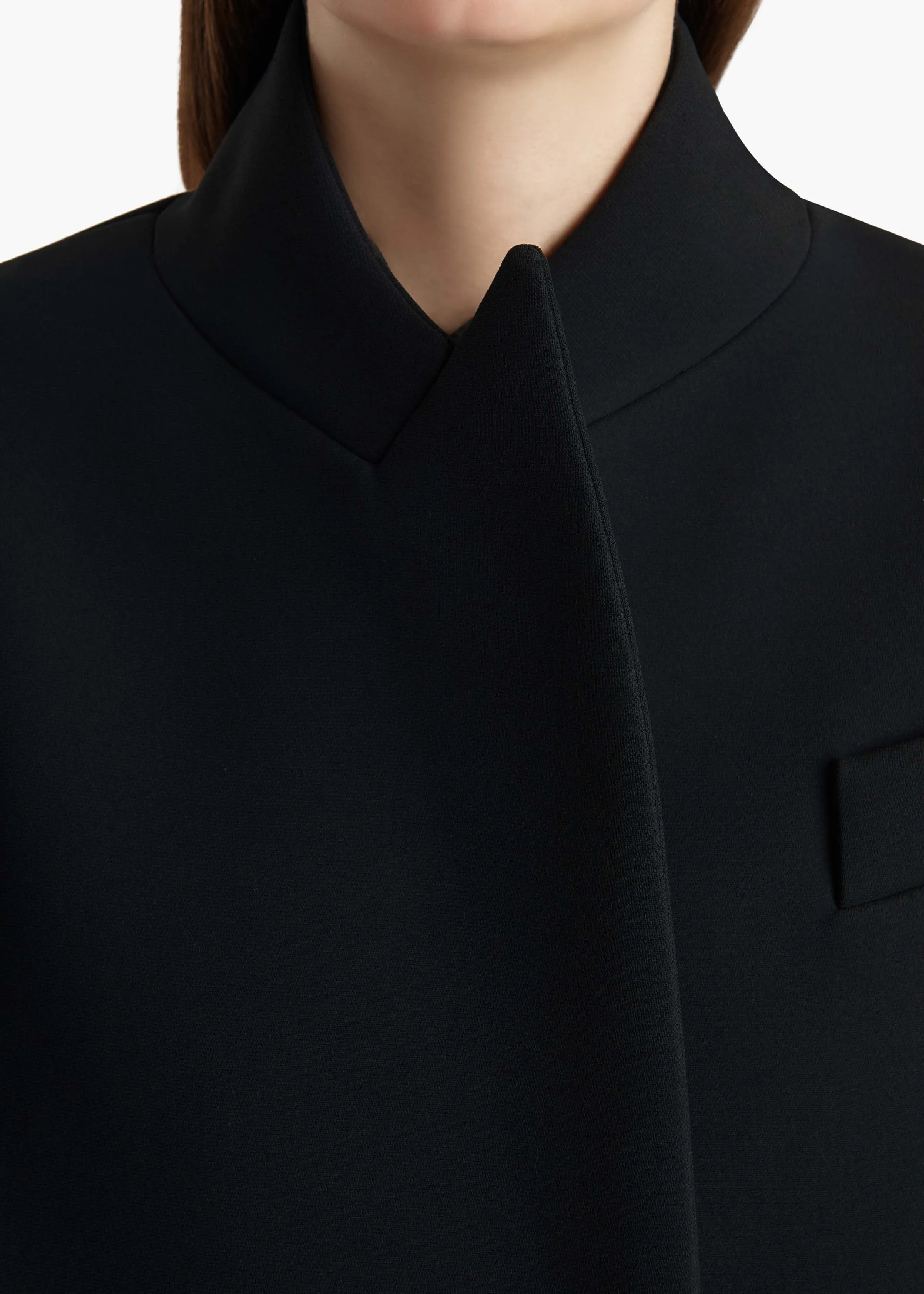 Comelle Coat in Black sold by KHAITE product image thumbnail 5