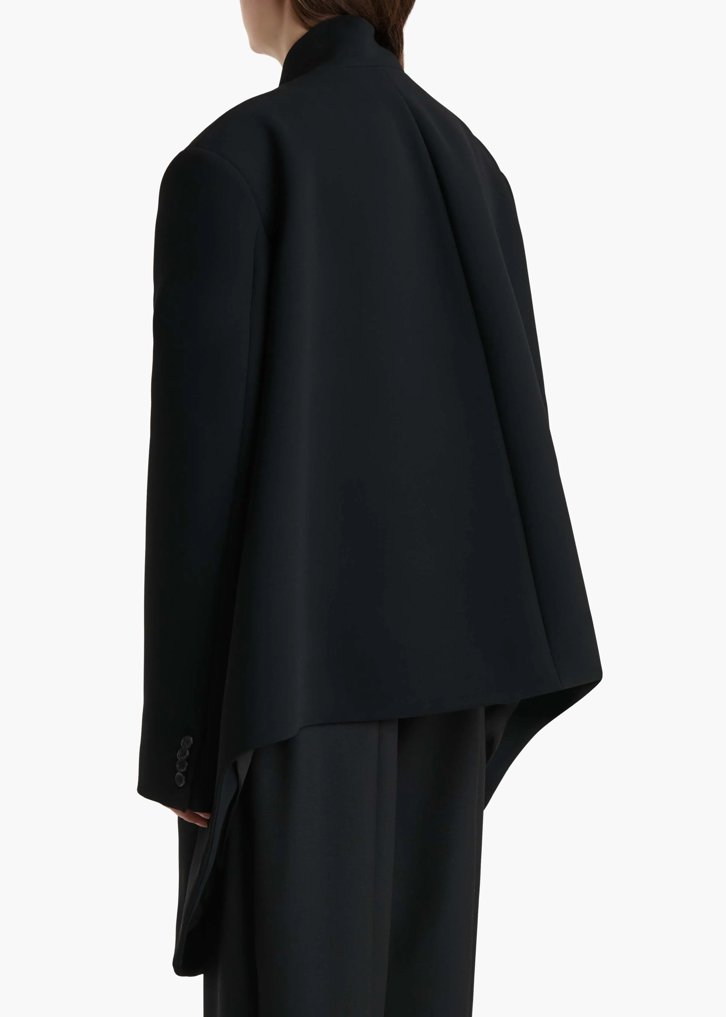 Comelle Coat in Black sold by KHAITE product image thumbnail 4