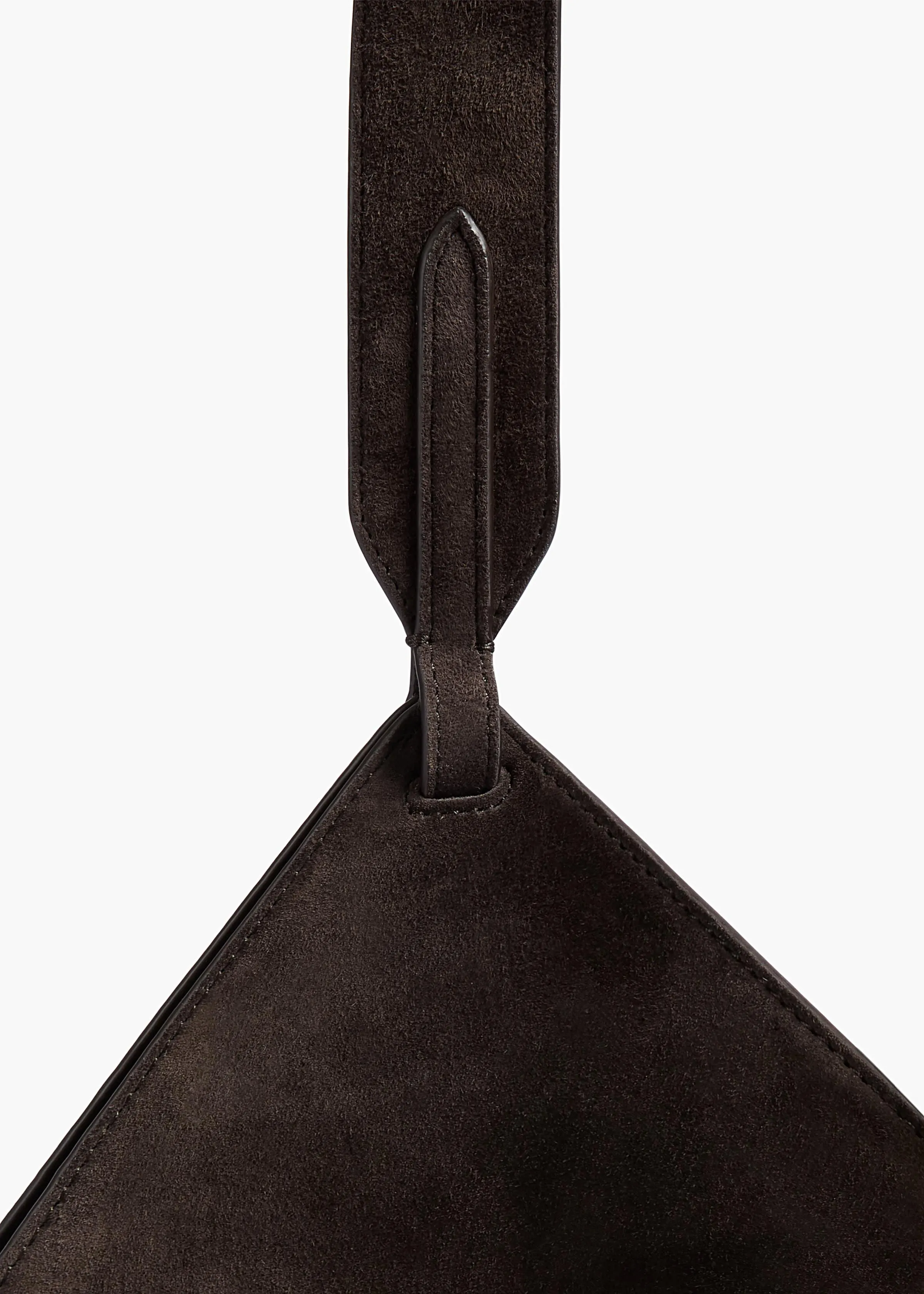 Mini Lotus Tote in Dark Brown Suede sold by KHAITE product image thumbnail 4